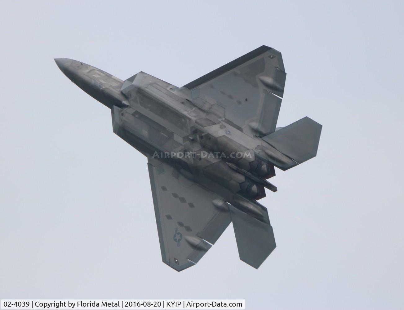 02-4039, 2002 Lockheed Martin F-22A Raptor C/N 645-4039, USAF F-22A