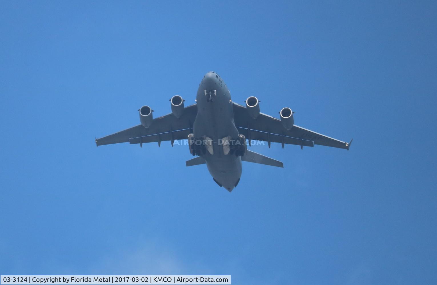 03-3124, 2003 Boeing C-17A Globemaster III C/N P-124, USAF C-17A