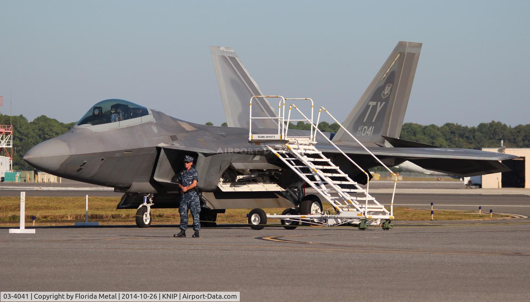 03-4041, 2003 Lockheed Martin F/A-22A Raptor C/N 4041, USAF F-22A