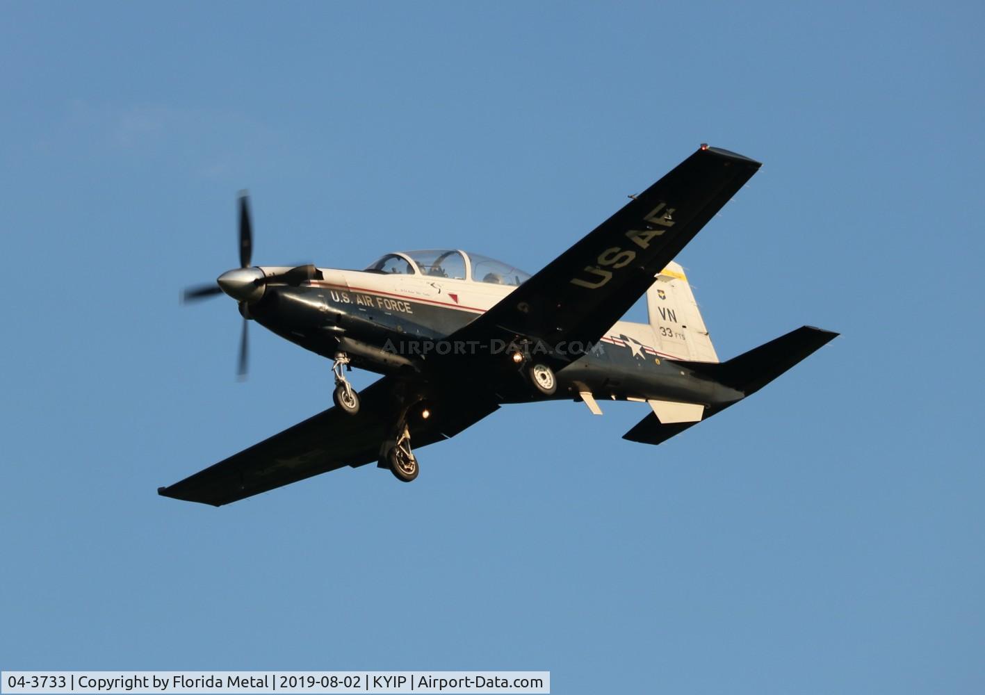 04-3733, 2004 Raytheon T-6A Texan II C/N PT-285, USAF T-6A Texan II