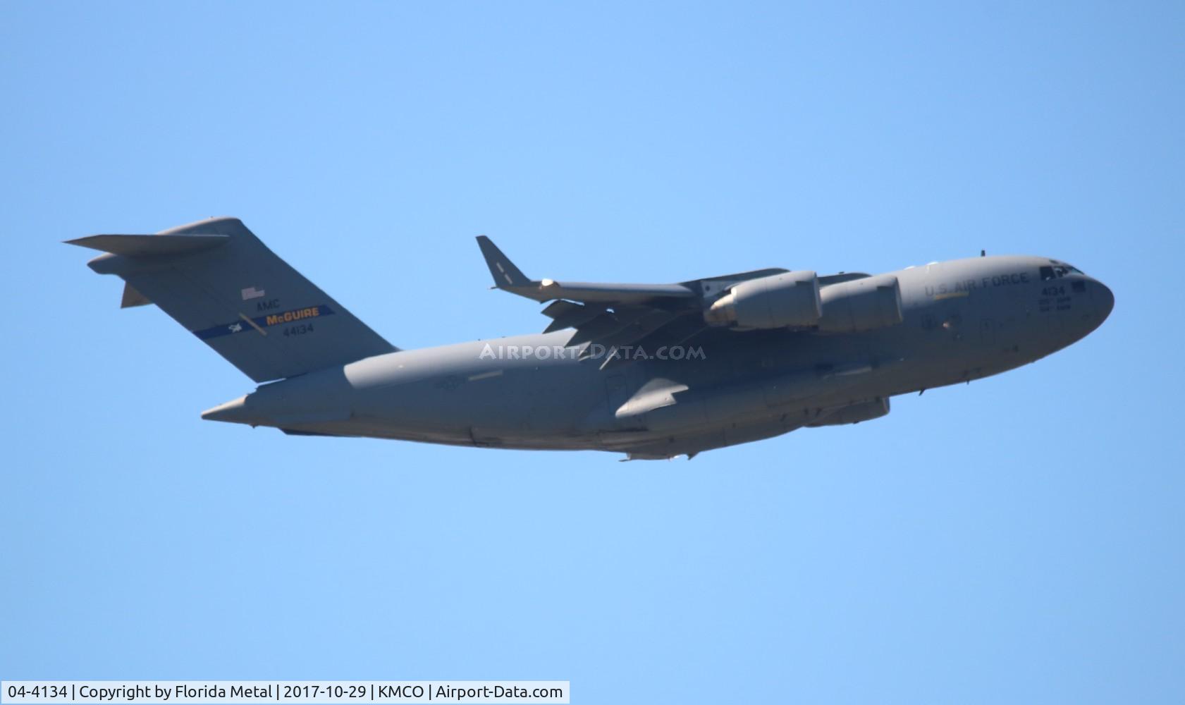 04-4134, 2004 Boeing C-17A Globemaster III C/N P-134, USAF C-17A