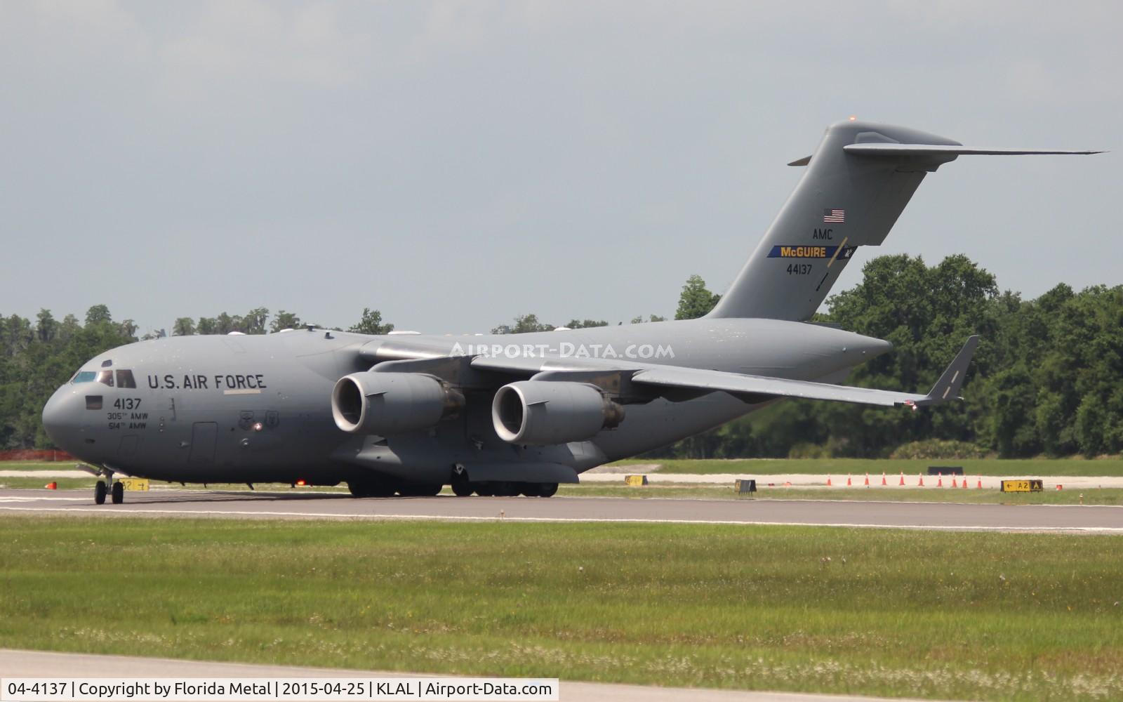 04-4137, 2004 Boeing C-17A Globemaster III C/N P-137, USAF C-17A