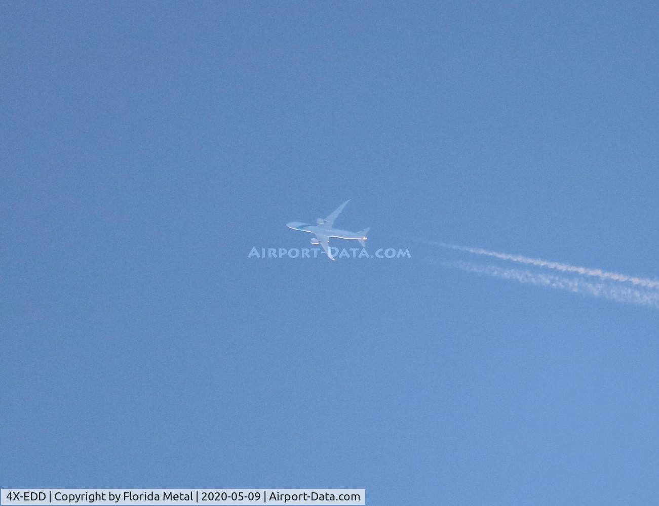 4X-EDD, 2018 Boeing 787-9 Dreamliner C/N 63392, EL AL 787-8 MIA-TLV seen over Orlando