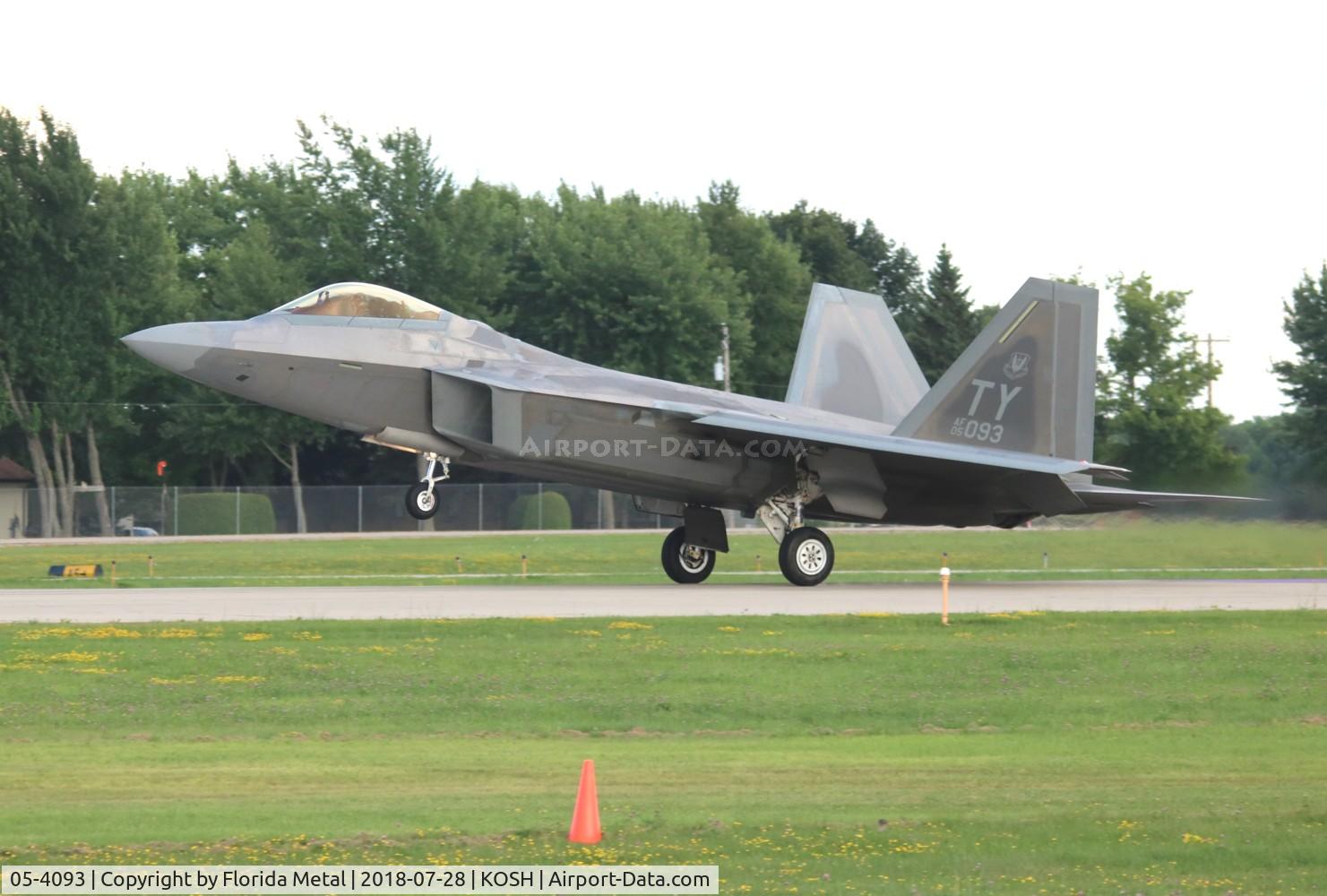 05-4093, Lockheed Martin F-22A Raptor C/N 4093, USAF F-22A