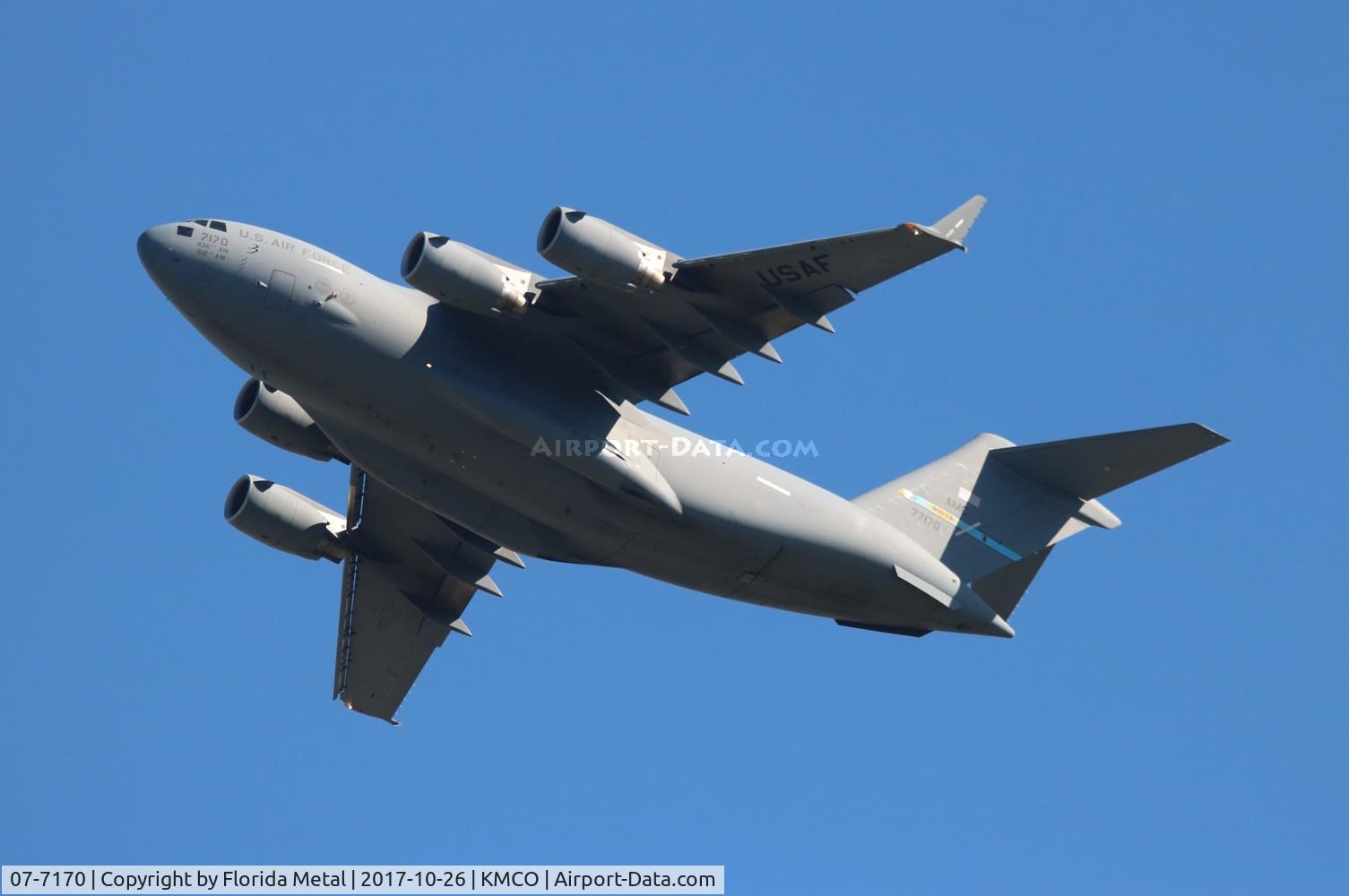 07-7170, Boeing C-17A Globemaster III C/N F-181, USAF C-17A