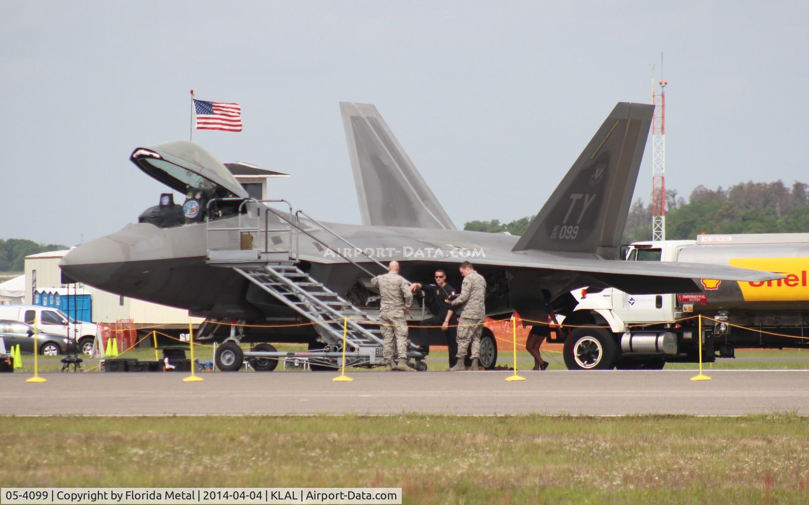 05-4099, 2005 Lockheed Martin F-22A Raptor C/N 645-4099, USAF F-22A