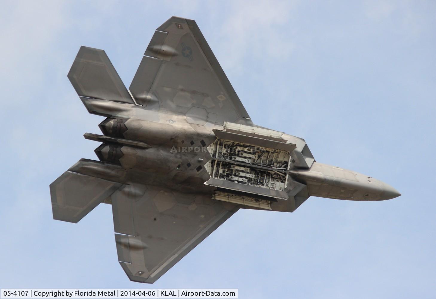 05-4107, 2005 Lockheed Martin F-22A Raptor C/N 645-4107, USAF F-22A