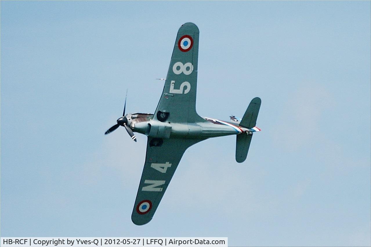 HB-RCF, 1942 Morane-Saulnier D-3801 (MS-412) C/N 194, Morane Saulnier MS-412 (EKW D-3801), On display, La Ferté-Alais ( LFFQ) 2012