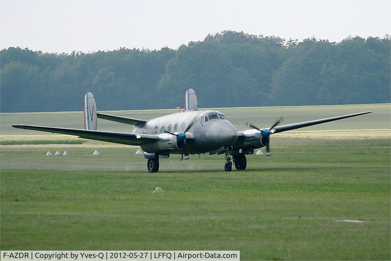 F-AZDR, Dassault MD-312 Flamant C/N 160, Dassault MD-312 Flamant, Landing, La Ferté-Alais Airfield (LFFQ) Air Show 2012