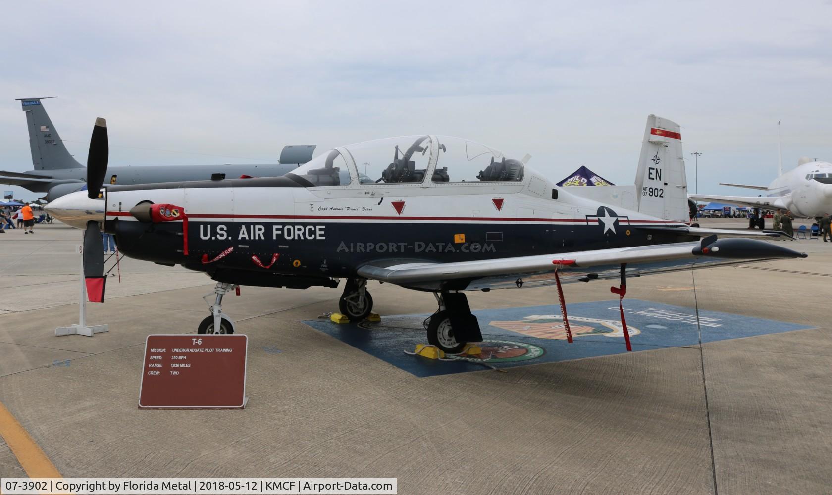07-3902, 2007 Raytheon T-6A Texan II C/N PT461, USAF T-6A Texan II
