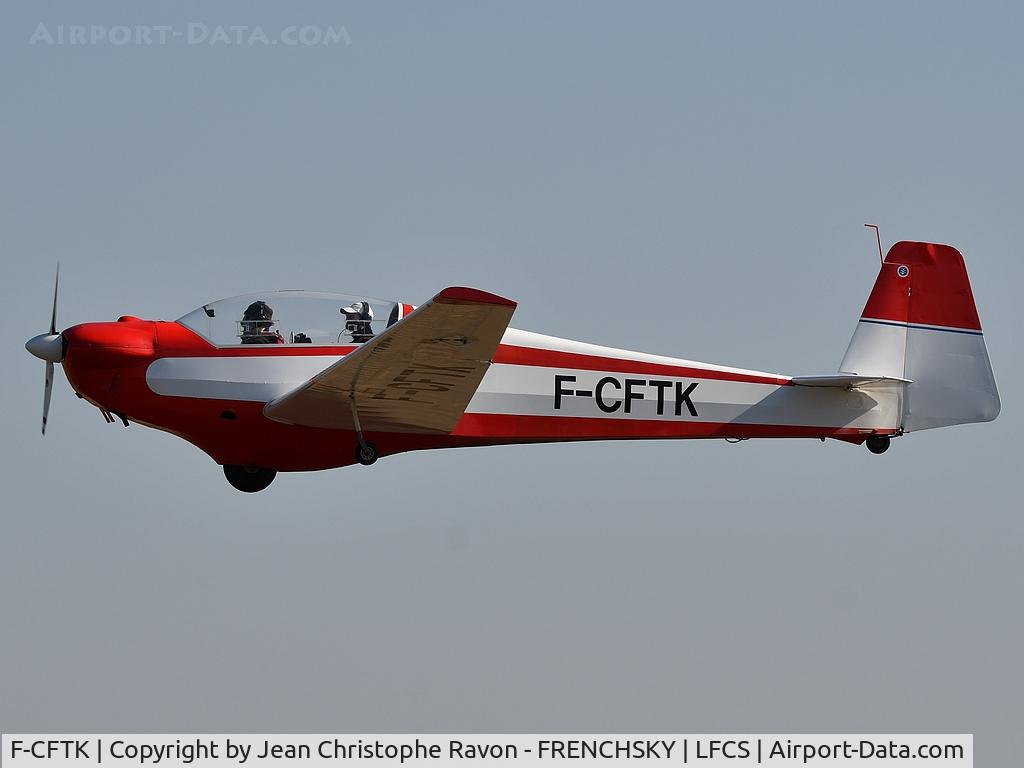 F-CFTK, Scheibe SF-28A Tandem Falke C/N 5758, Take off
