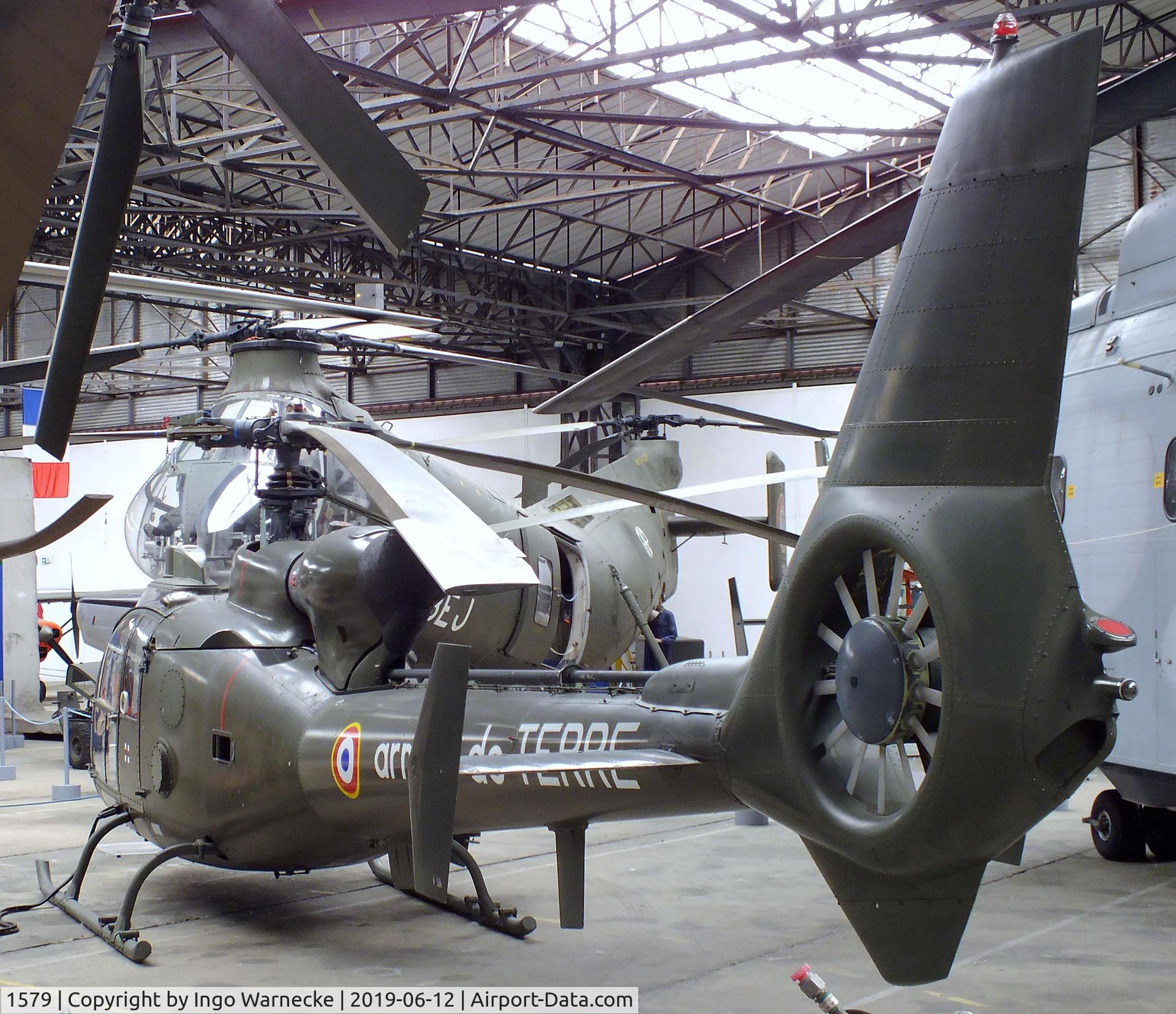 1579, Aerospatiale SA-341F Gazelle C/N 1579, Aerospatiale SA.341F Gazelle gunship at the Musee de l'ALAT et de l'Helicoptere, Dax