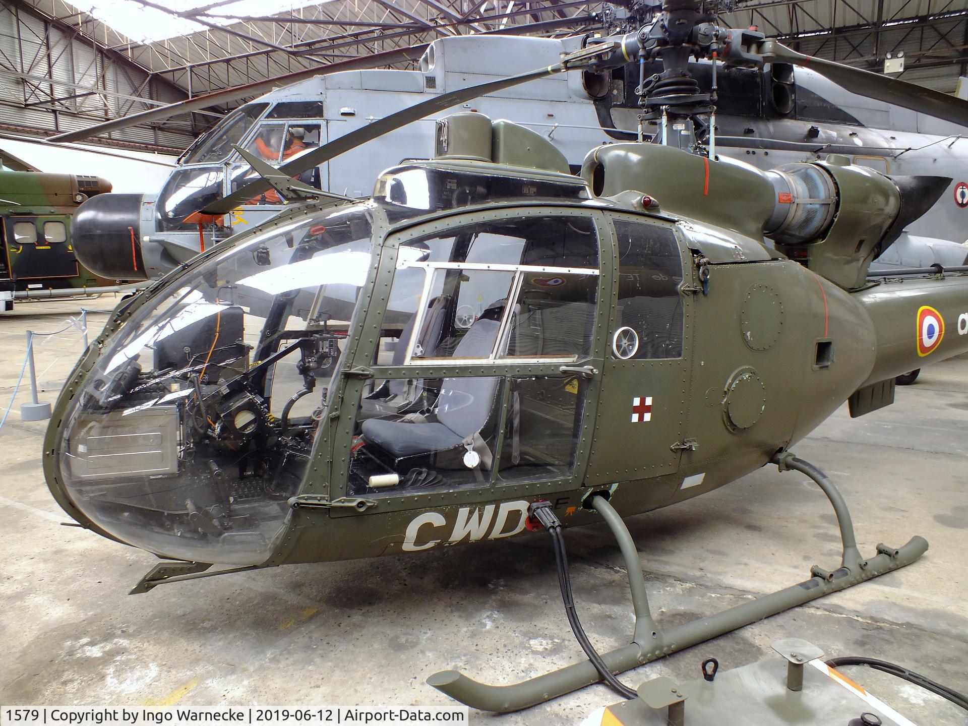 1579, Aerospatiale SA-341F Gazelle C/N 1579, Aerospatiale SA.341F Gazelle gunship at the Musee de l'ALAT et de l'Helicoptere, Dax