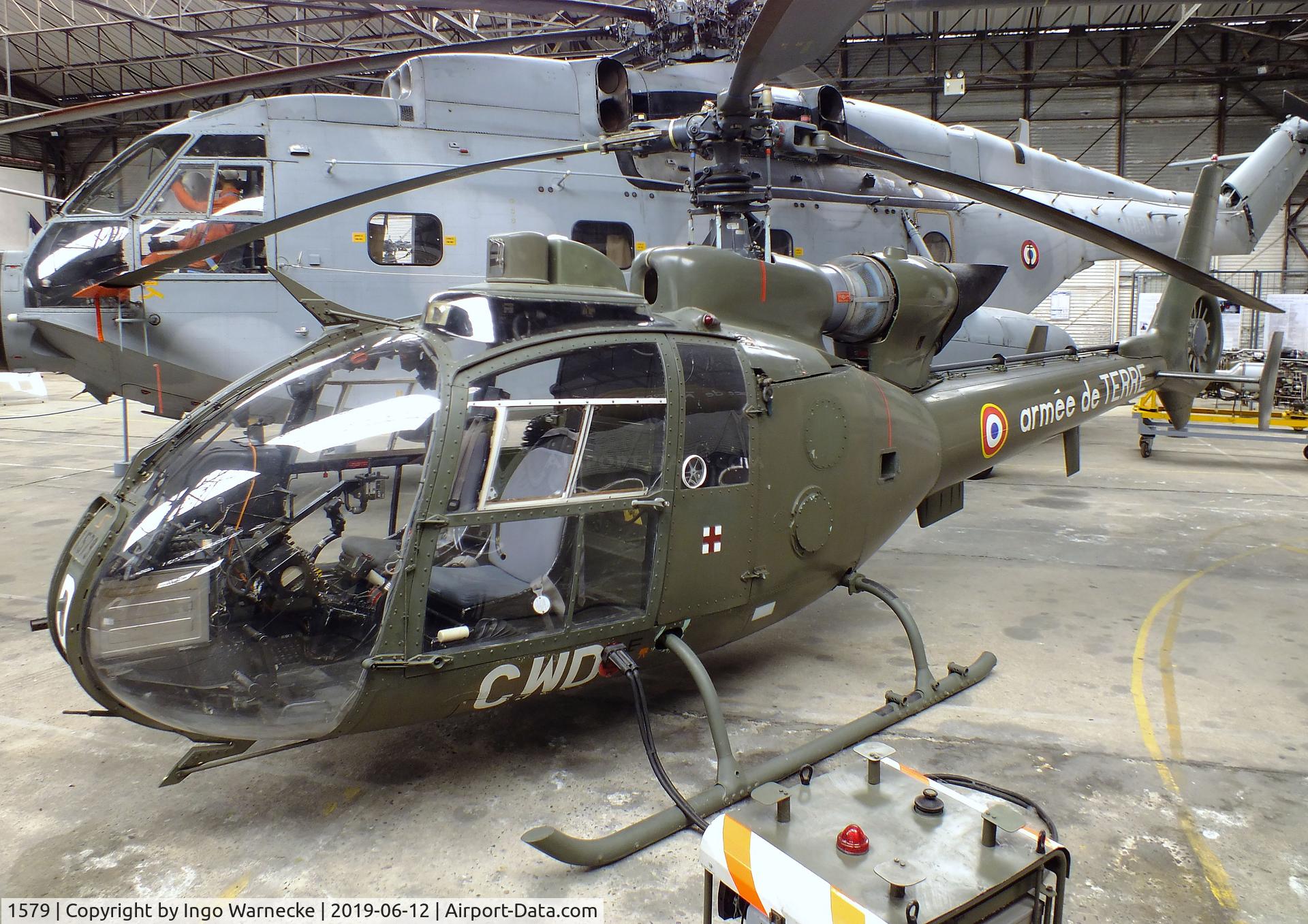 1579, Aerospatiale SA-341F Gazelle C/N 1579, Aerospatiale SA.341F Gazelle gunship at the Musee de l'ALAT et de l'Helicoptere, Dax