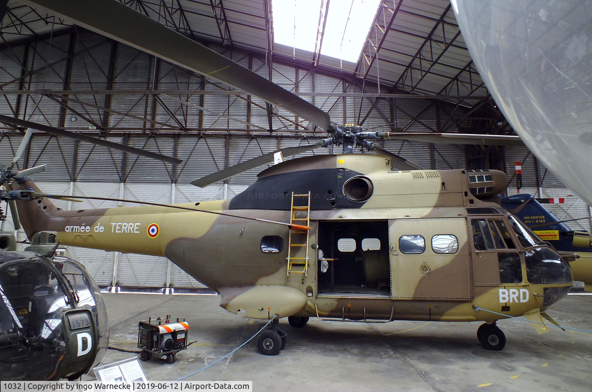 1032, Aérospatiale SA-330B Puma C/N 1032, Aerospatiale SA.330B Puma at the Musee de l'ALAT et de l'Helicoptere, Dax