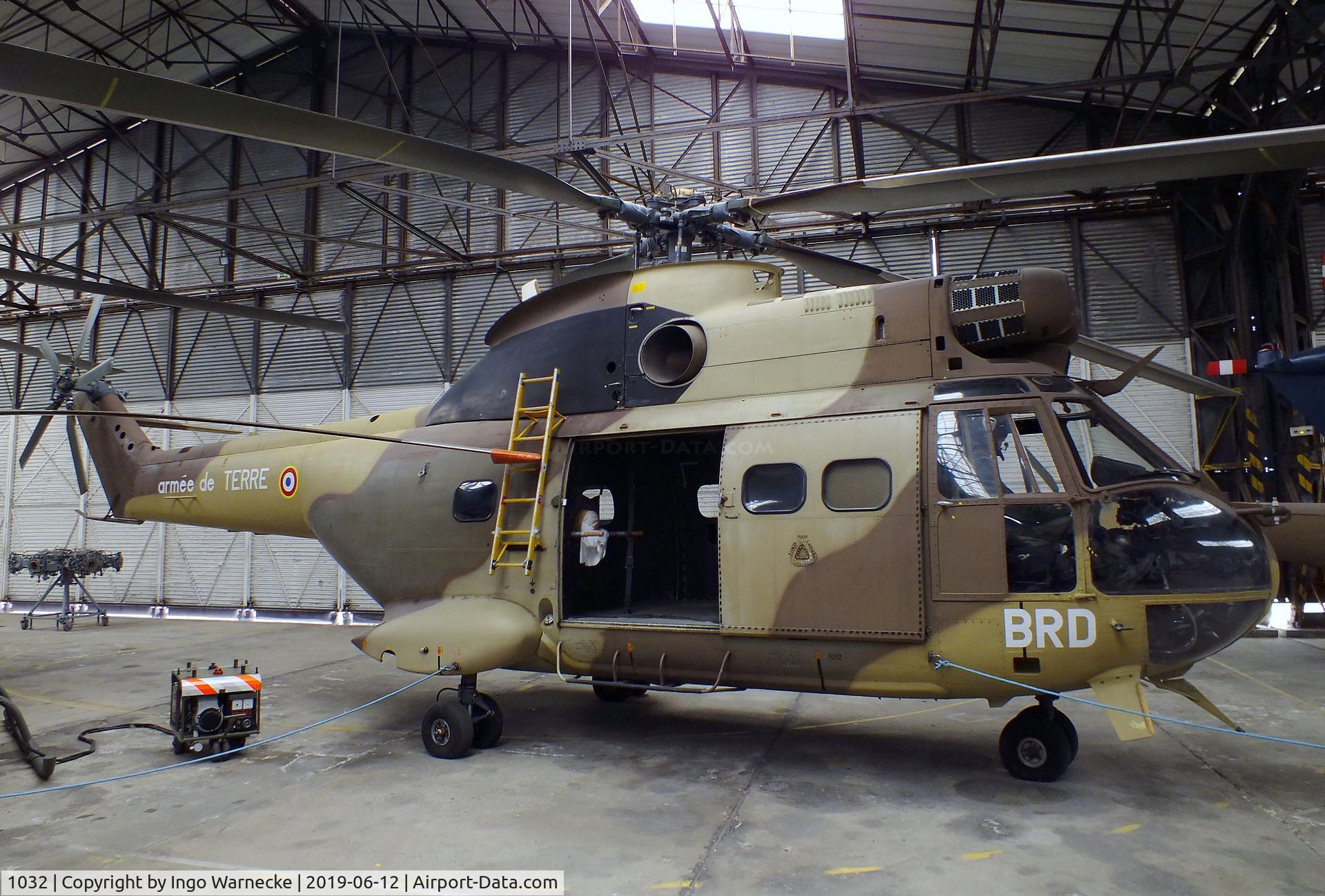 1032, Aérospatiale SA-330B Puma C/N 1032, Aerospatiale SA.330B Puma at the Musee de l'ALAT et de l'Helicoptere, Dax