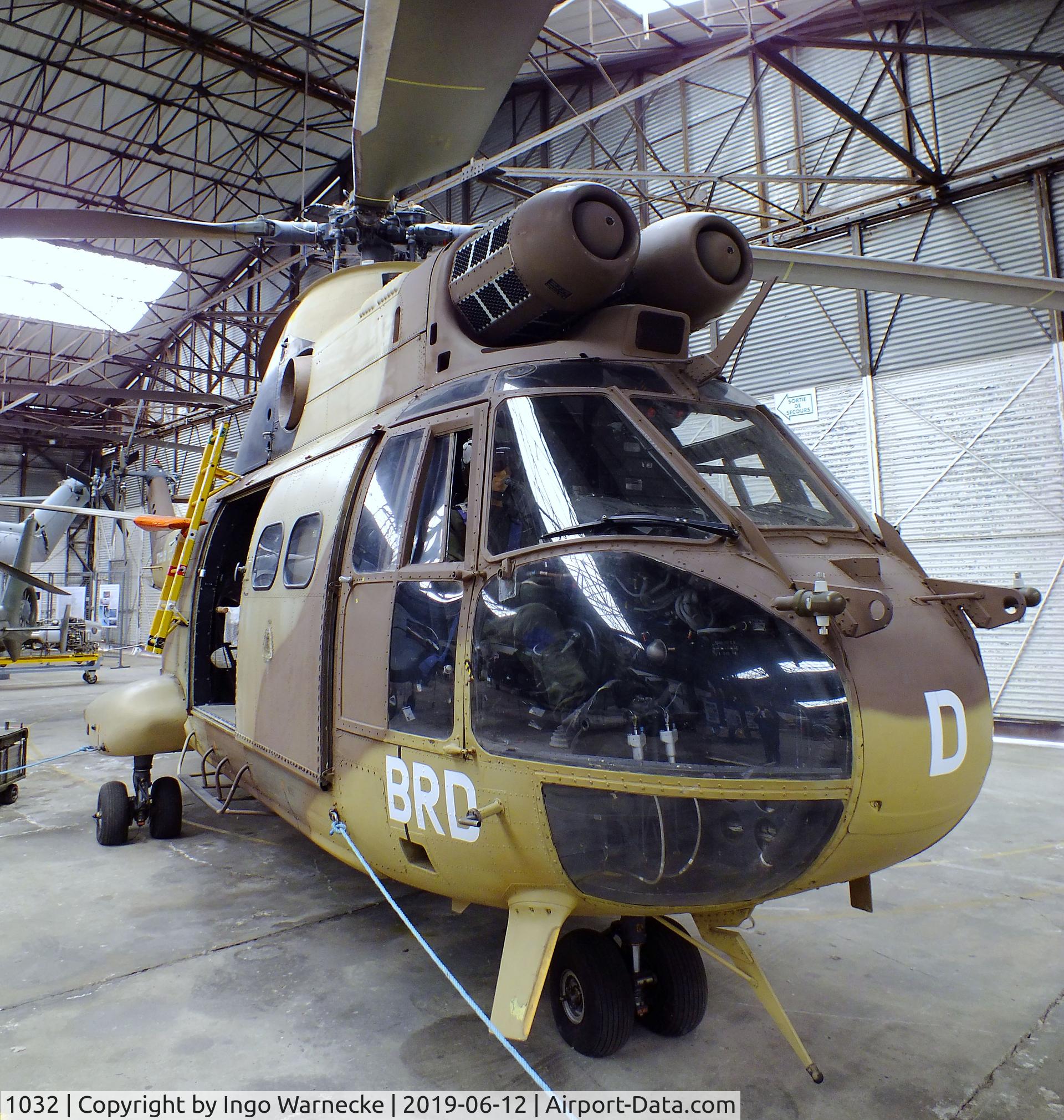 1032, Aérospatiale SA-330B Puma C/N 1032, Aerospatiale SA.330B Puma at the Musee de l'ALAT et de l'Helicoptere, Dax