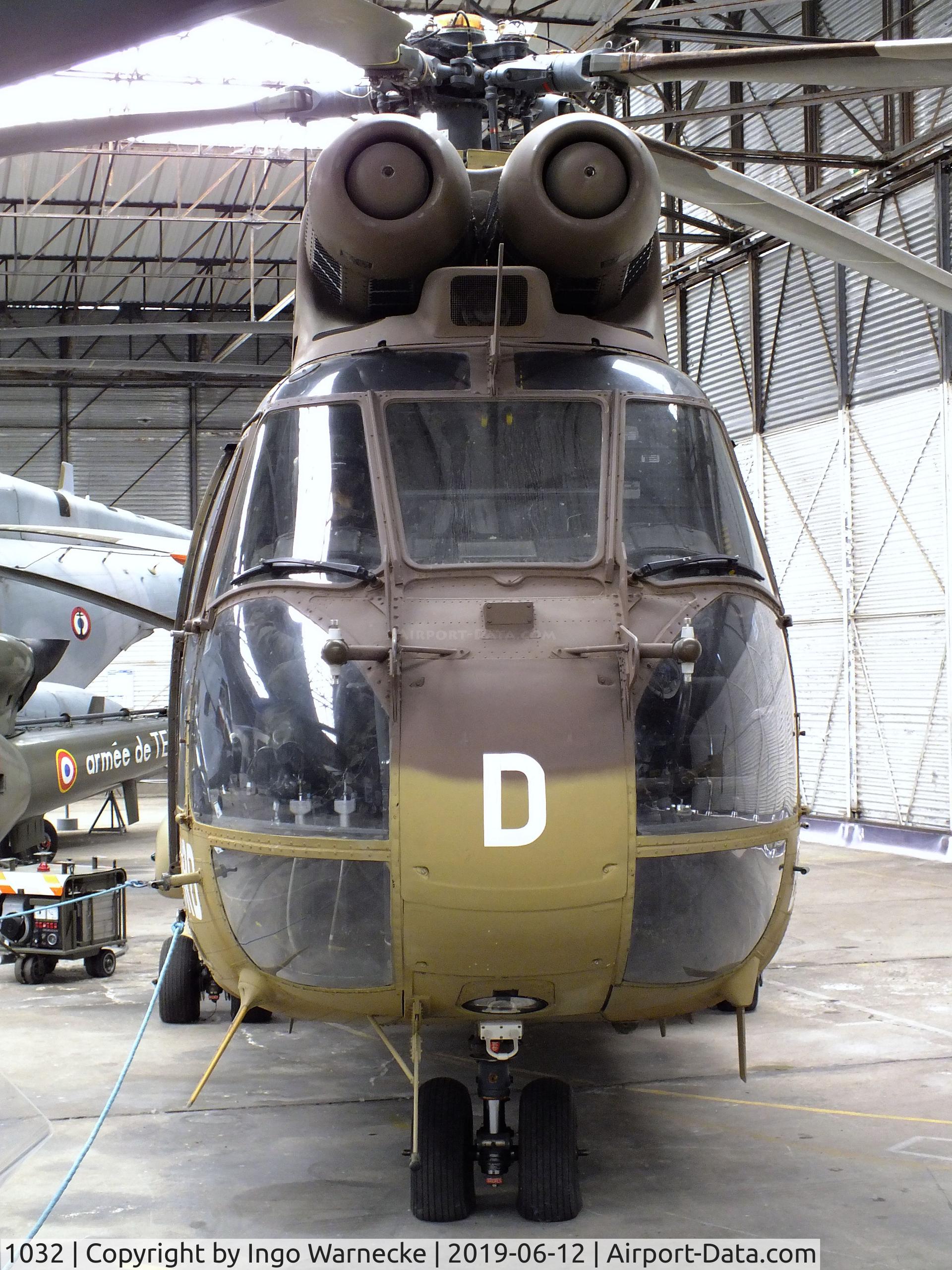 1032, Aérospatiale SA-330B Puma C/N 1032, Aerospatiale SA.330B Puma at the Musee de l'ALAT et de l'Helicoptere, Dax