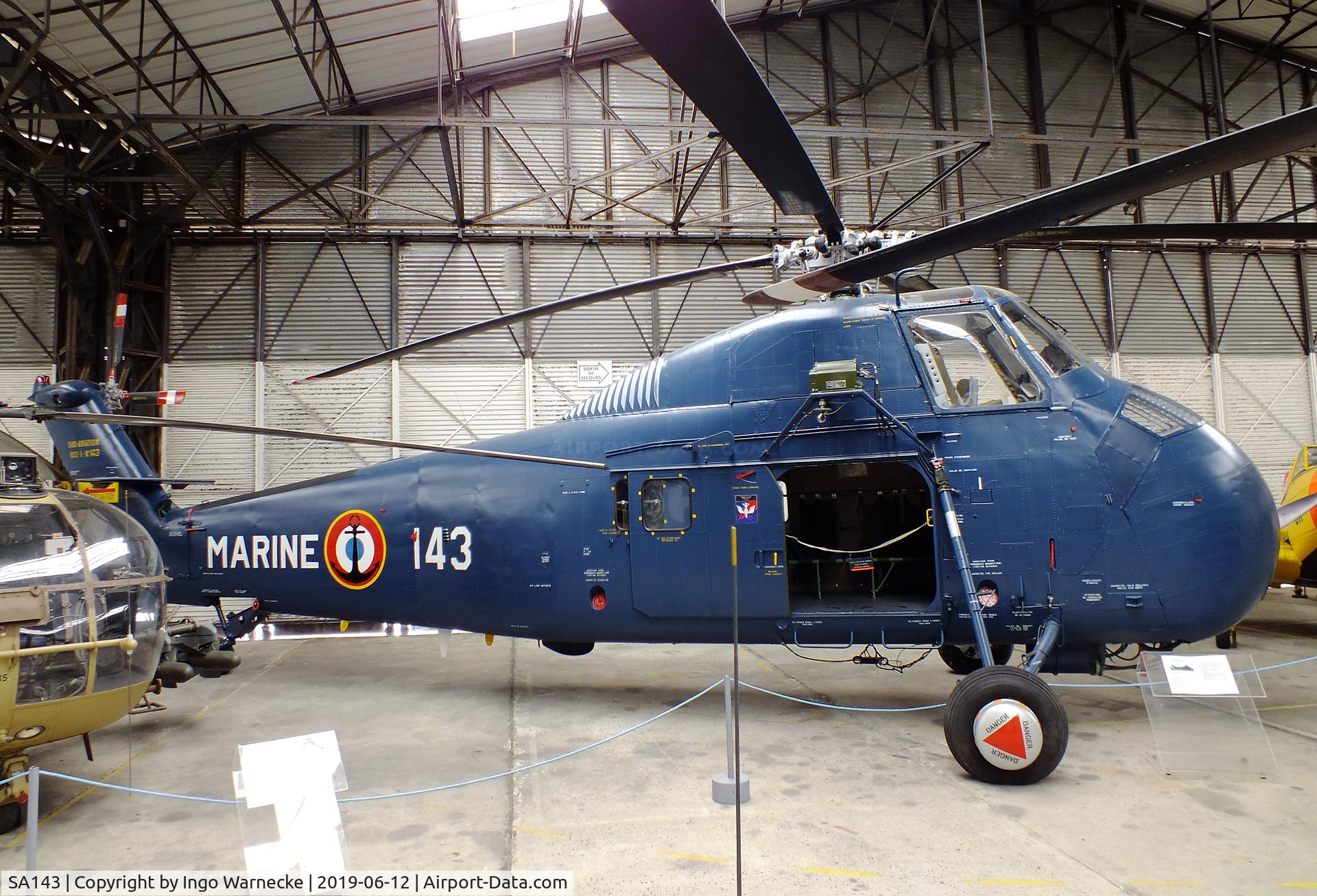 SA143, Sikorsky HSS-1 Seabat C/N SA143, Sikorsky HSS-1 Seabat at the Musee de l'ALAT et de l'Helicoptere, Dax