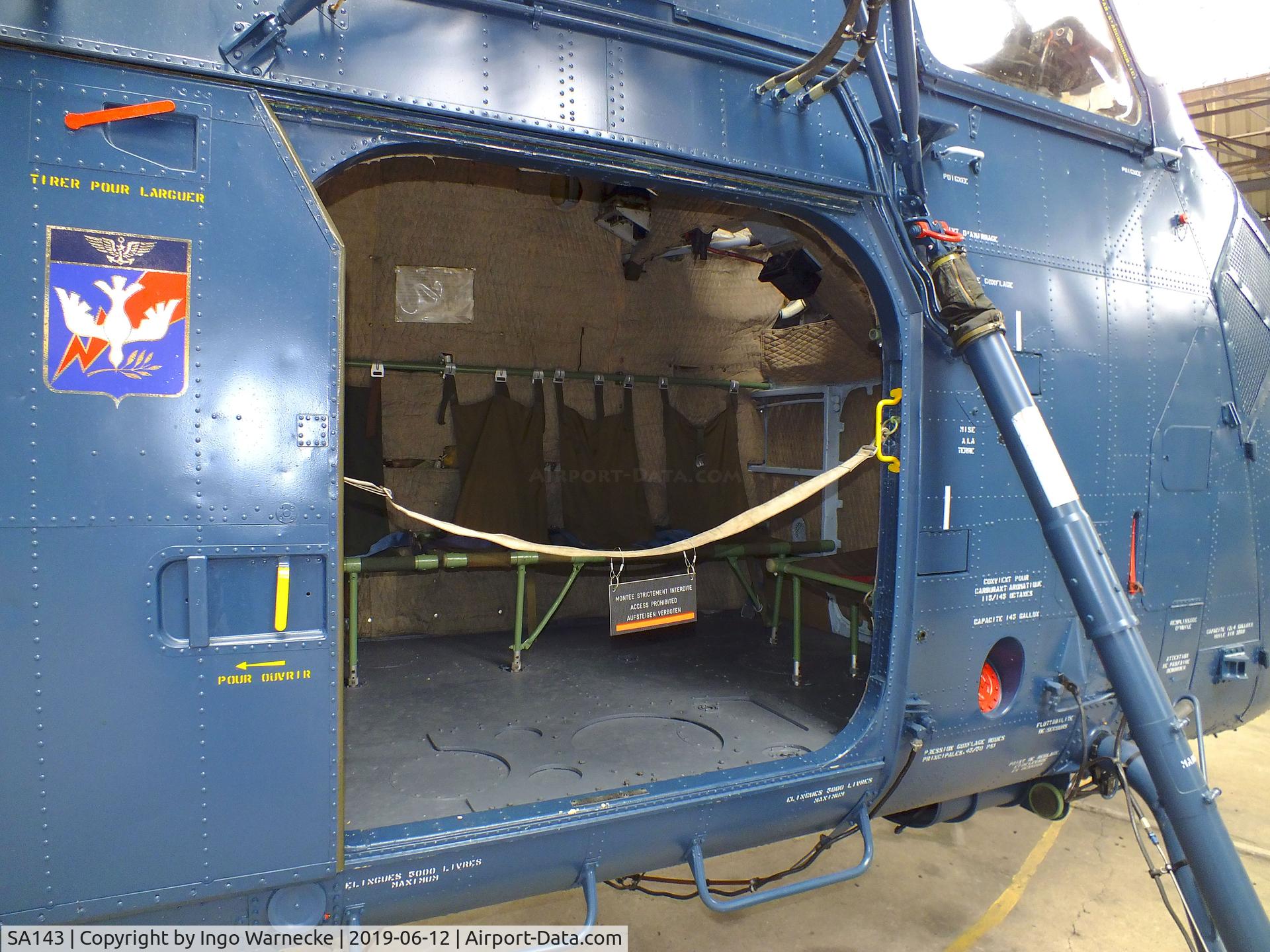 SA143, Sikorsky HSS-1 Seabat C/N SA143, Sikorsky HSS-1 Seabat at the Musee de l'ALAT et de l'Helicoptere, Dax