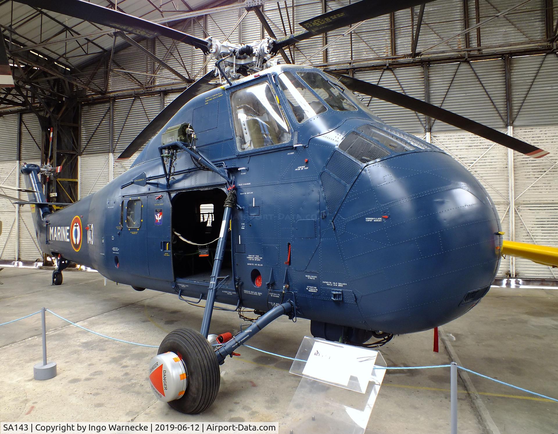 SA143, Sikorsky HSS-1 Seabat C/N SA143, Sikorsky HSS-1 Seabat at the Musee de l'ALAT et de l'Helicoptere, Dax