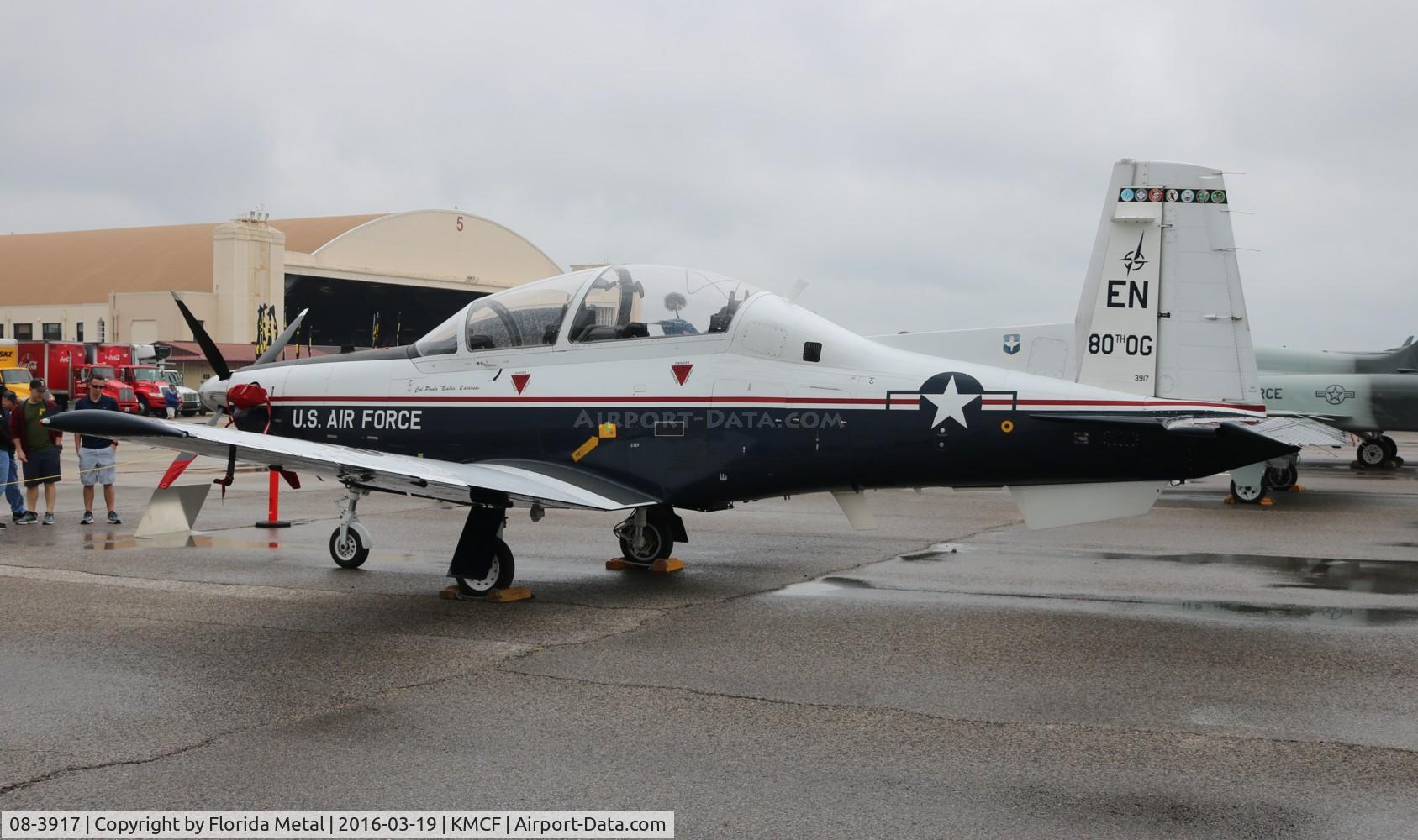 08-3917, 2008 Raytheon T-6A Texan II C/N PT-476, USAF T-6A Texan II