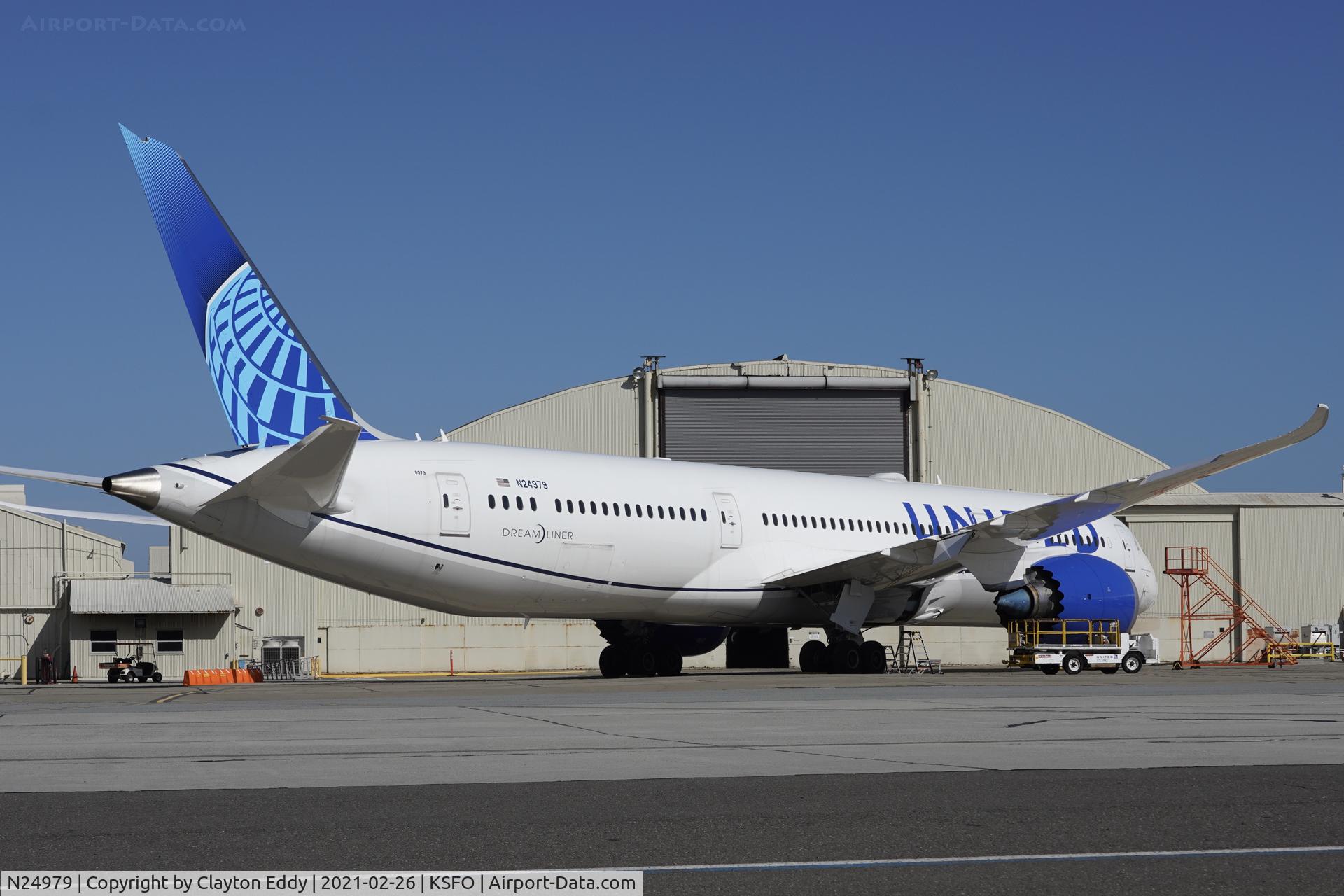 N24979, 2020 Boeing 787-9 Dreamliner C/N 55141, SFO 2021.
