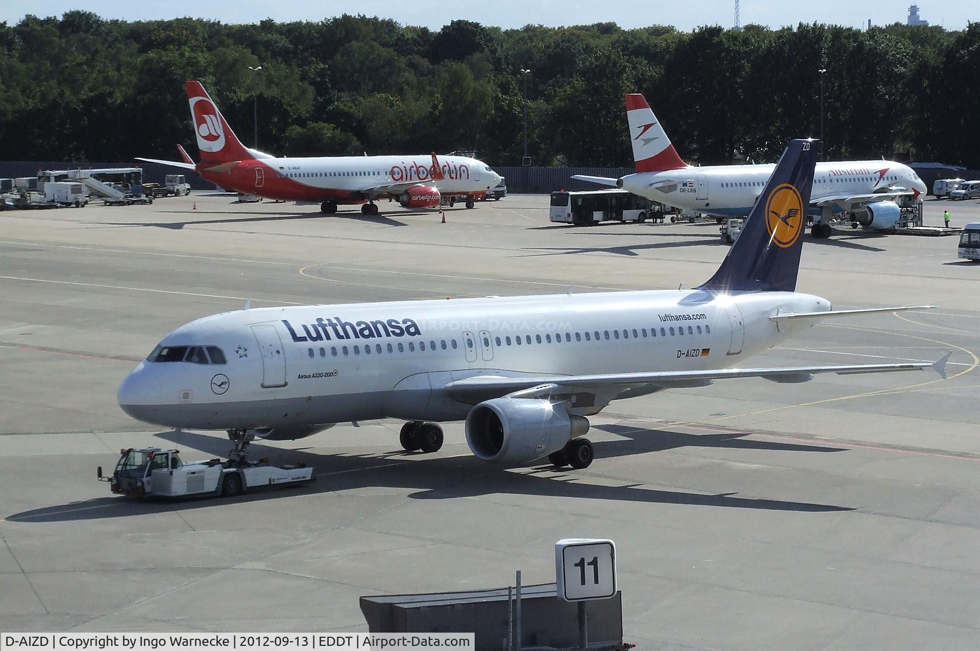 D-AIZD, 2010 Airbus A320-214 C/N 4191, Airbus A320-214 of Lufthansa at Berlin-Tegel airport