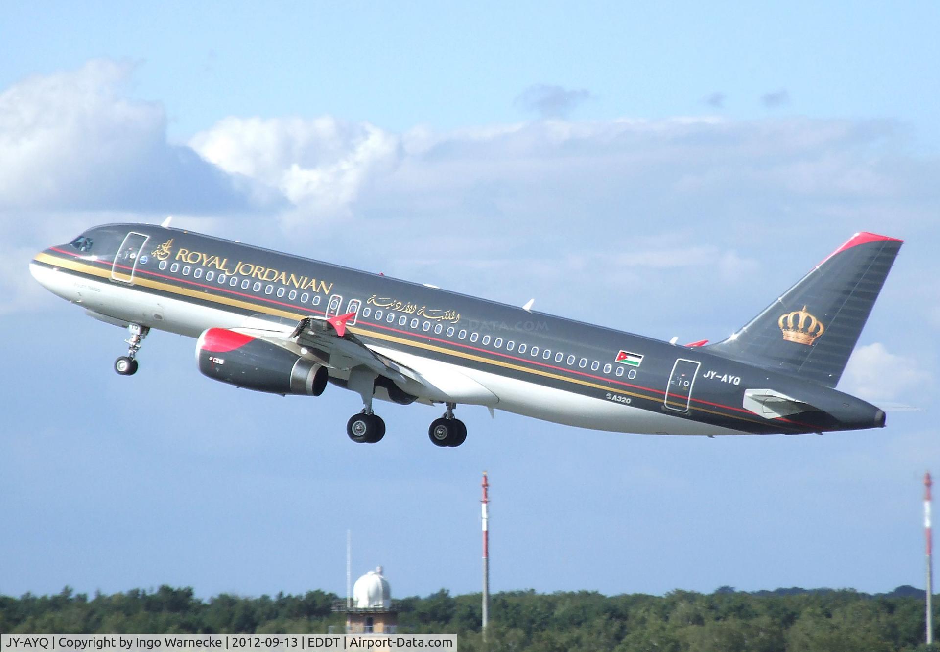 JY-AYQ, 2011 Airbus A320-232 C/N 4670, Airbus A320-232 of Royal Jordanian Airlines at Berlin-Tegel airport