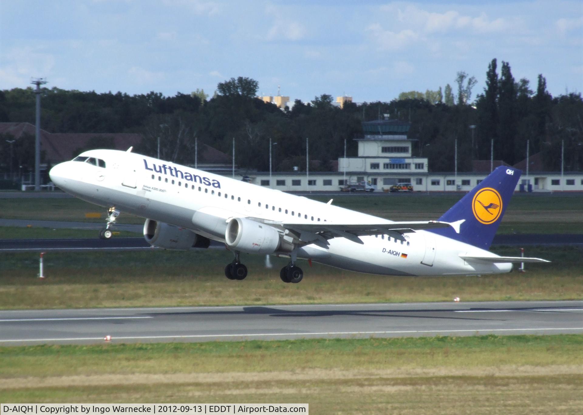 D-AIQH, 1991 Airbus A320-211 C/N 217, Airbus A320-211 of Lufthansa at Berlin-Tegel airport