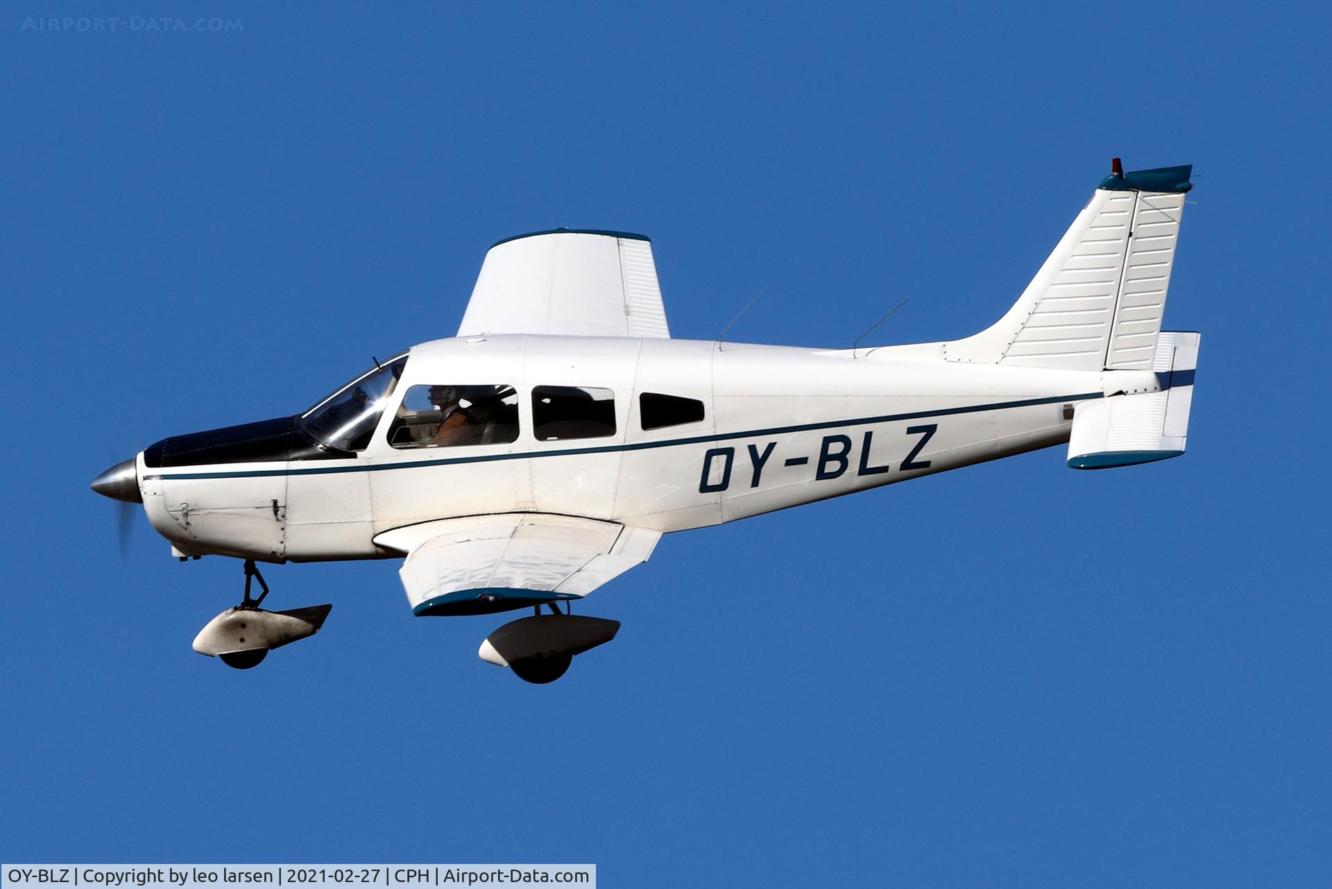 OY-BLZ, 1976 Piper PA-28-151 Cherokee Warrior C/N 28-7715092, Copenhagen 27.2.2021