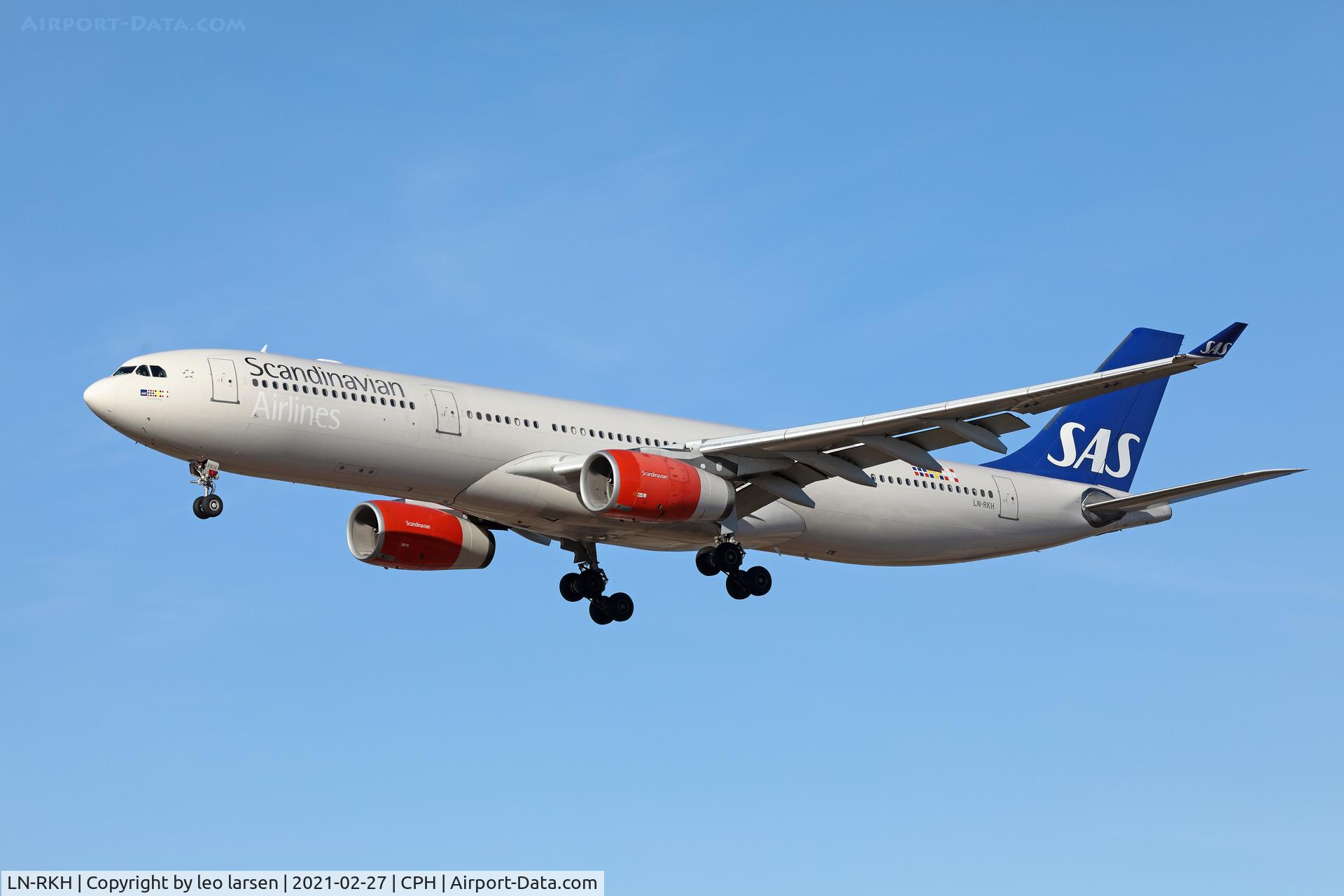 LN-RKH, 2002 Airbus A330-343 C/N 497, Copenhagen 27.2.2021