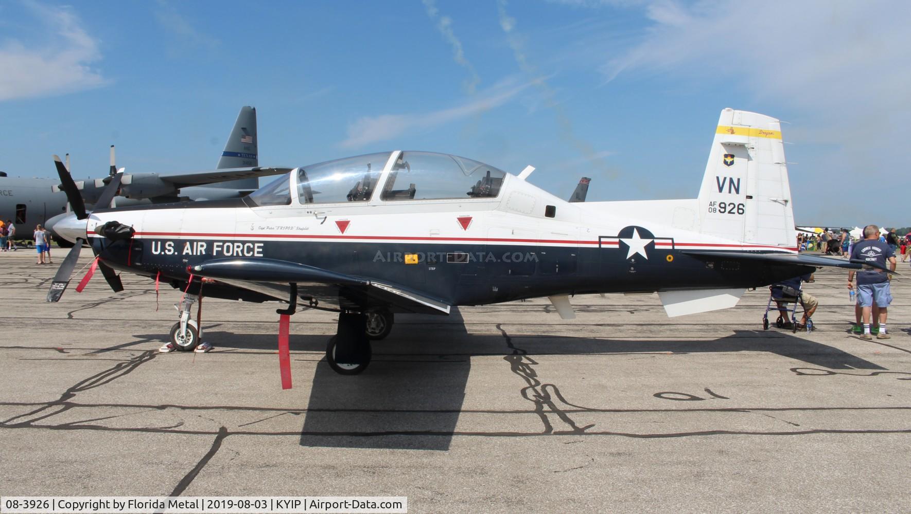 08-3926, 2008 Raytheon T-6A Texan II C/N PT-485, USAF T-6A Texan II