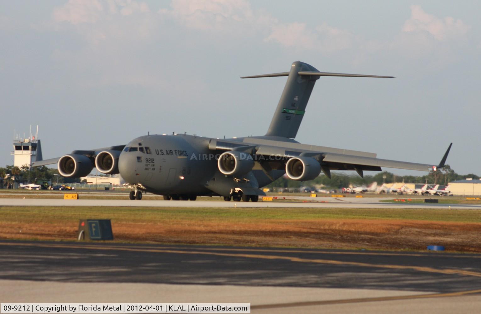 09-9212, 2011 Boeing C-17A Globemaster III C/N P-212, USAF C-17A