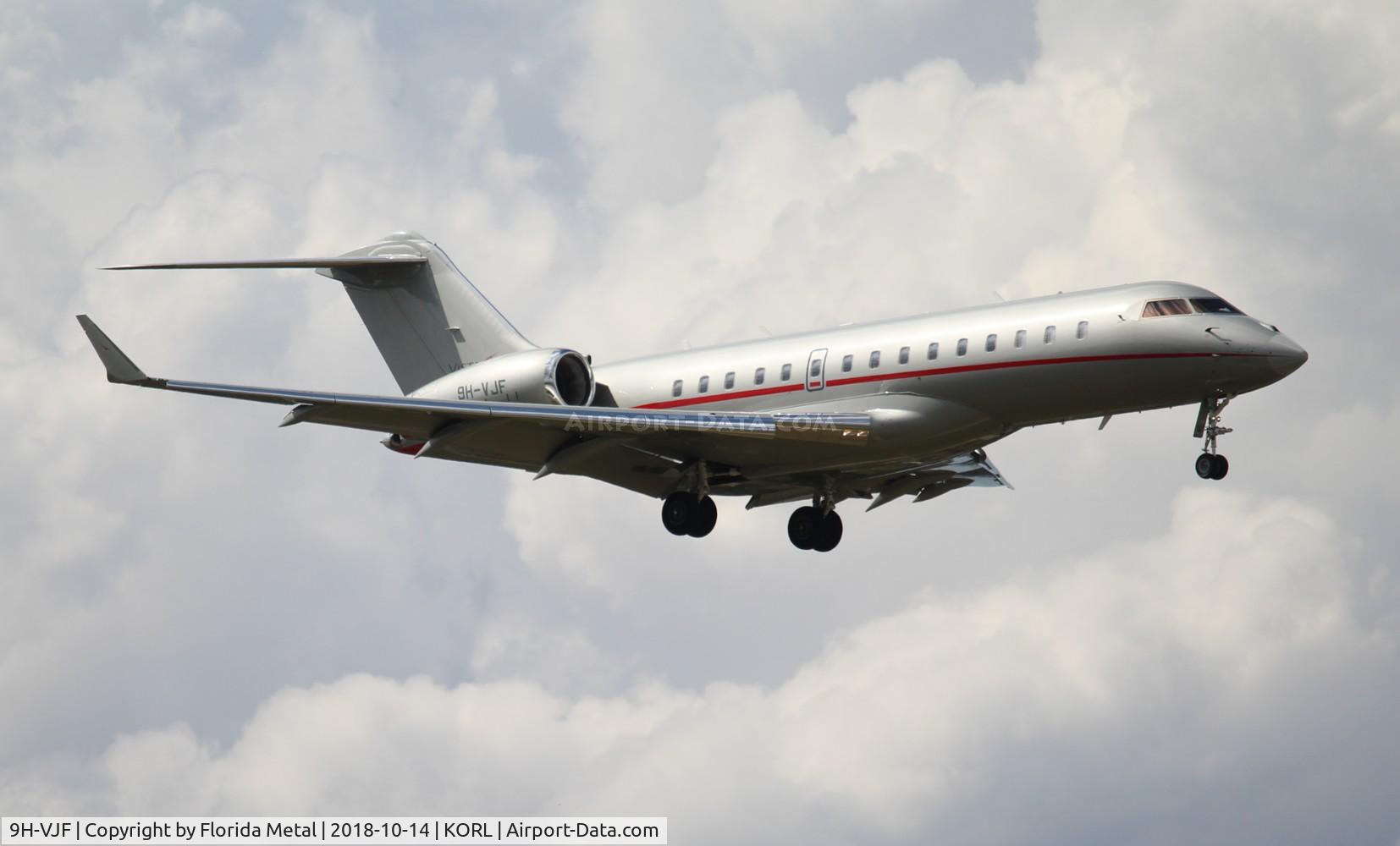 9H-VJF, 2012 Bombardier BD-700-1A10 Global 6000 C/N 9503, BD-700 Global 6000