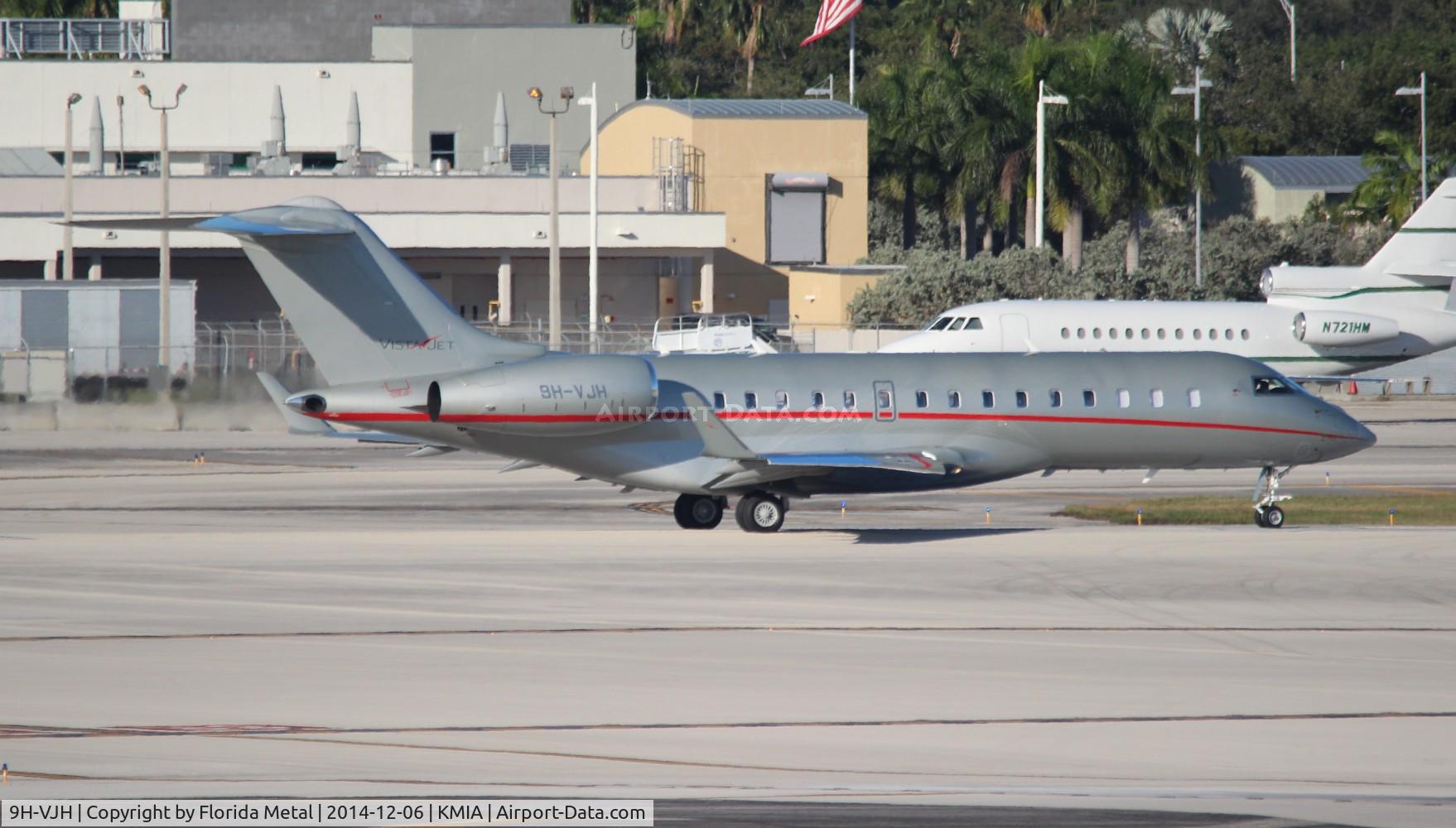 9H-VJH, 2013 Bombardier BD-700-1A10 Global 6000 C/N 9585, BD-700 Global 6000