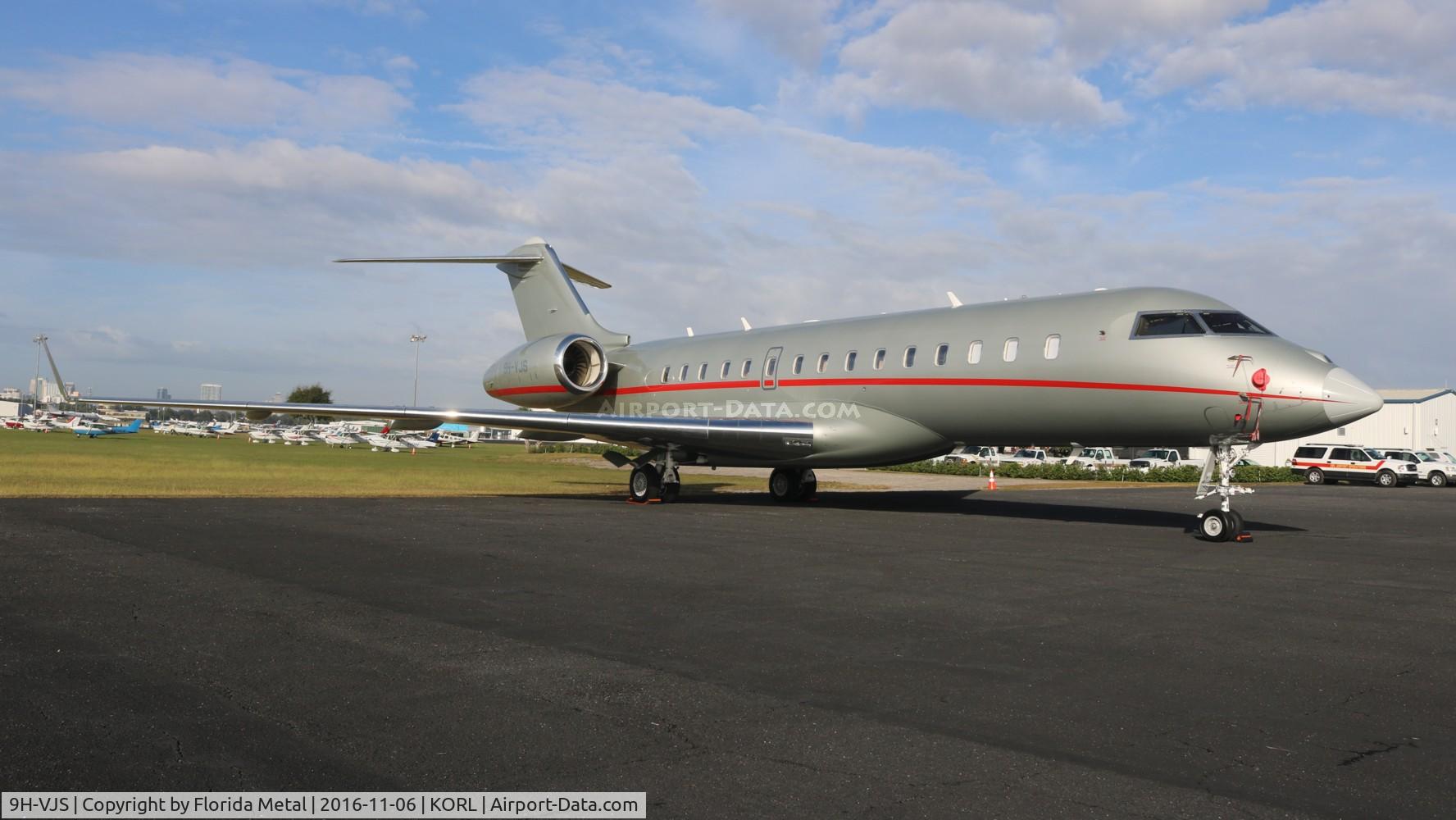 9H-VJS, 2015 Bombardier BD-700-1A10 Global 6000 C/N 9711, BD-700 Global 6000
