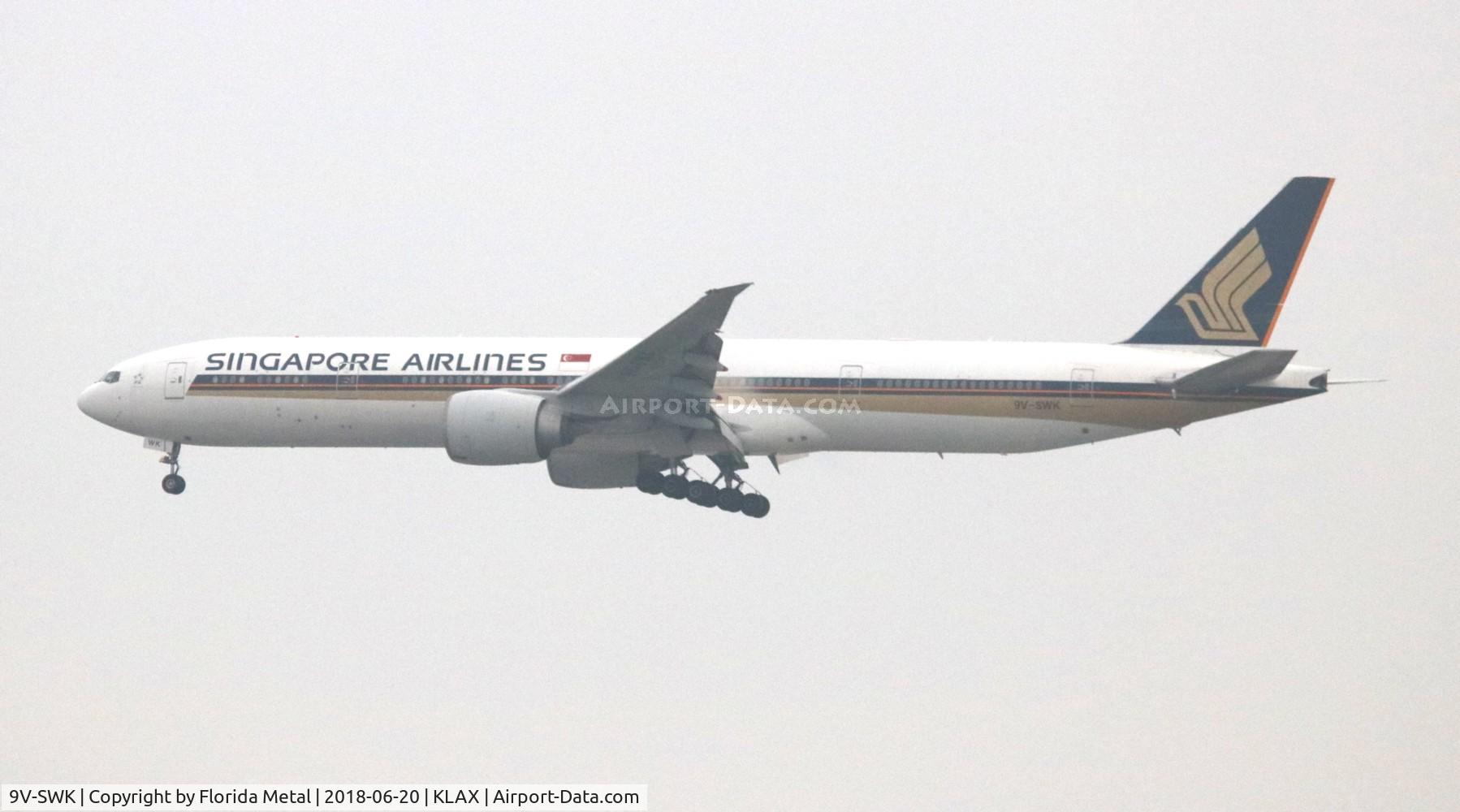 9V-SWK, 2007 Boeing 777-312/ER C/N 34576, Singapore 777-300