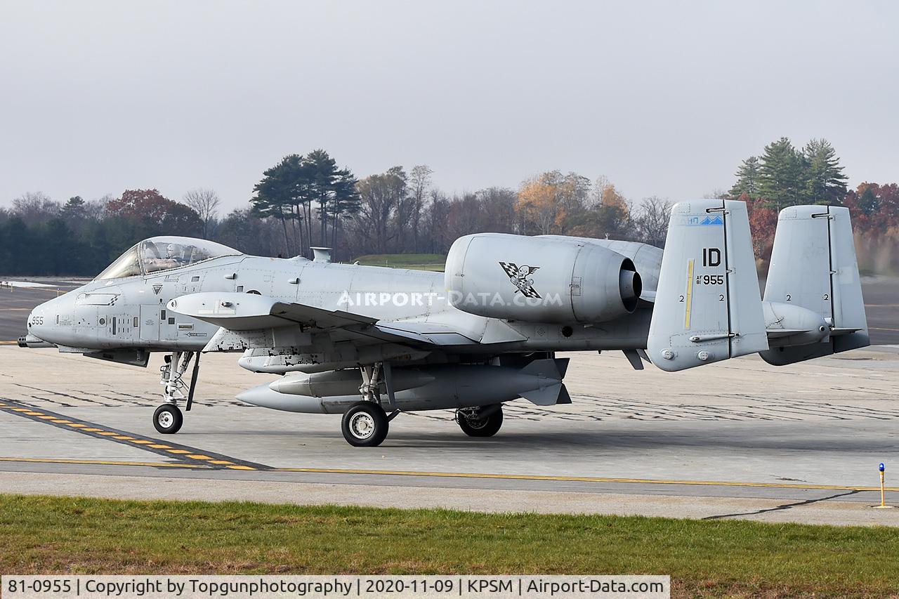 81-0955, 1981 Fairchild Republic A-10C Thunderbolt II C/N A10-0650, TREND51 from the Boise ANG 190th FS