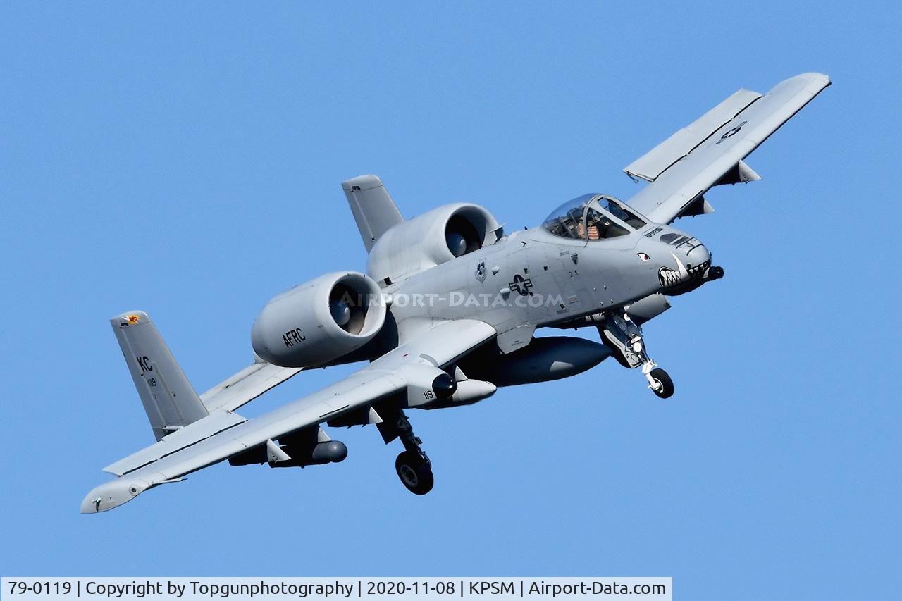 79-0119, 1978 Fairchild Republic A-10C Thunderbolt II C/N A10-0383, TREND41 flight landing RW16