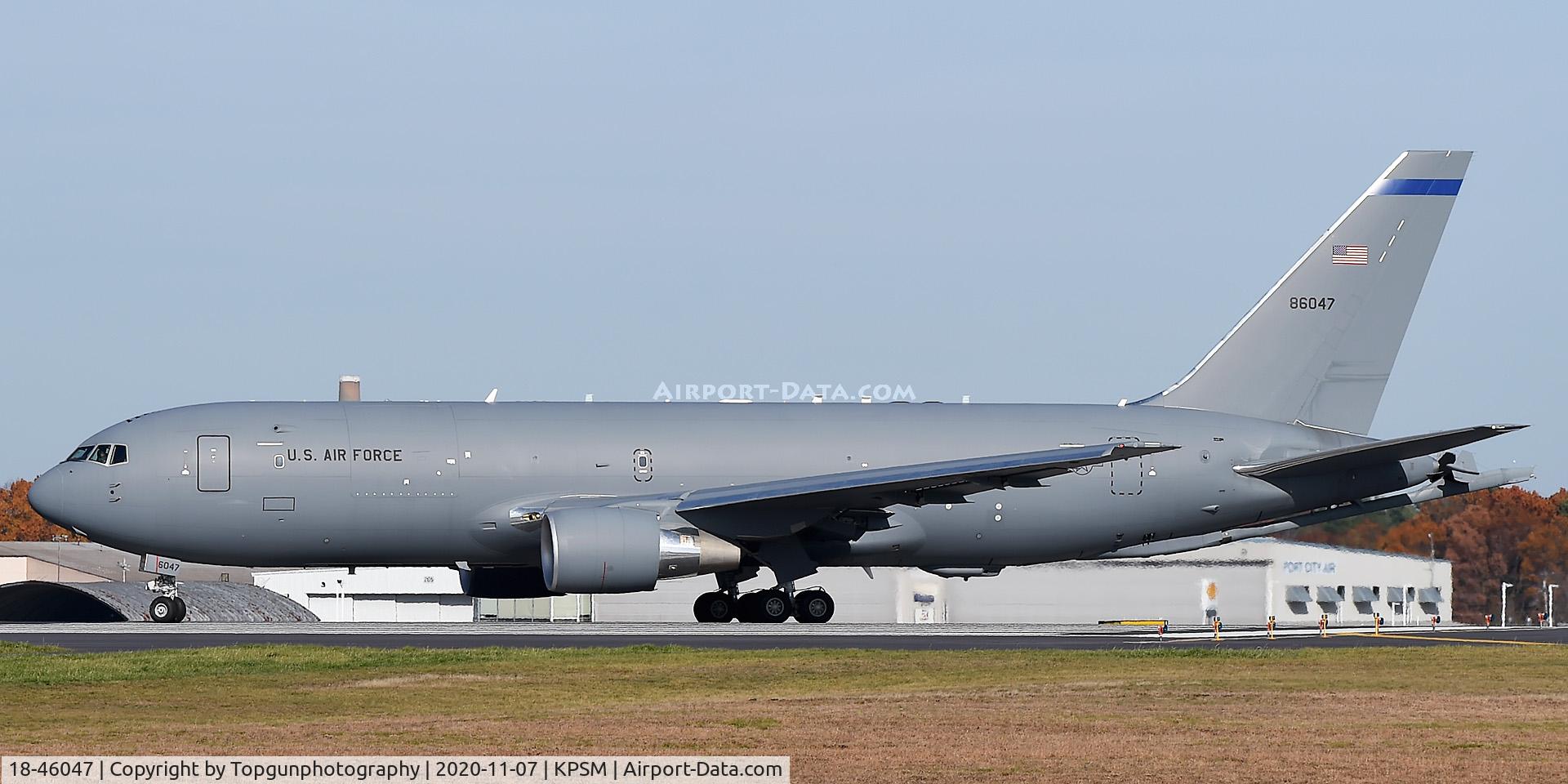 18-46047, 2019 Boeing KC-46A Pegasus C/N 41867/VH047, PACK92 taking RW34