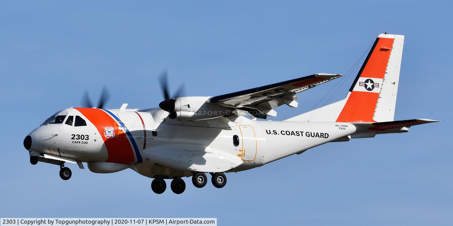 2303, Airtech HC-144A Ocean Sentry (CN-235M-300) C/N C170, USCG Ocean Sentry shooting a missed approached