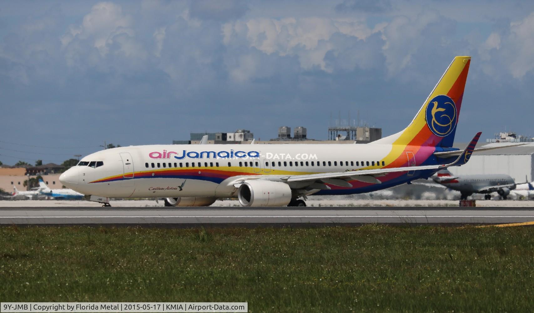 9Y-JMB, 2002 Boeing 737-8Q8 C/N 30661, Air Jamaica 737-800