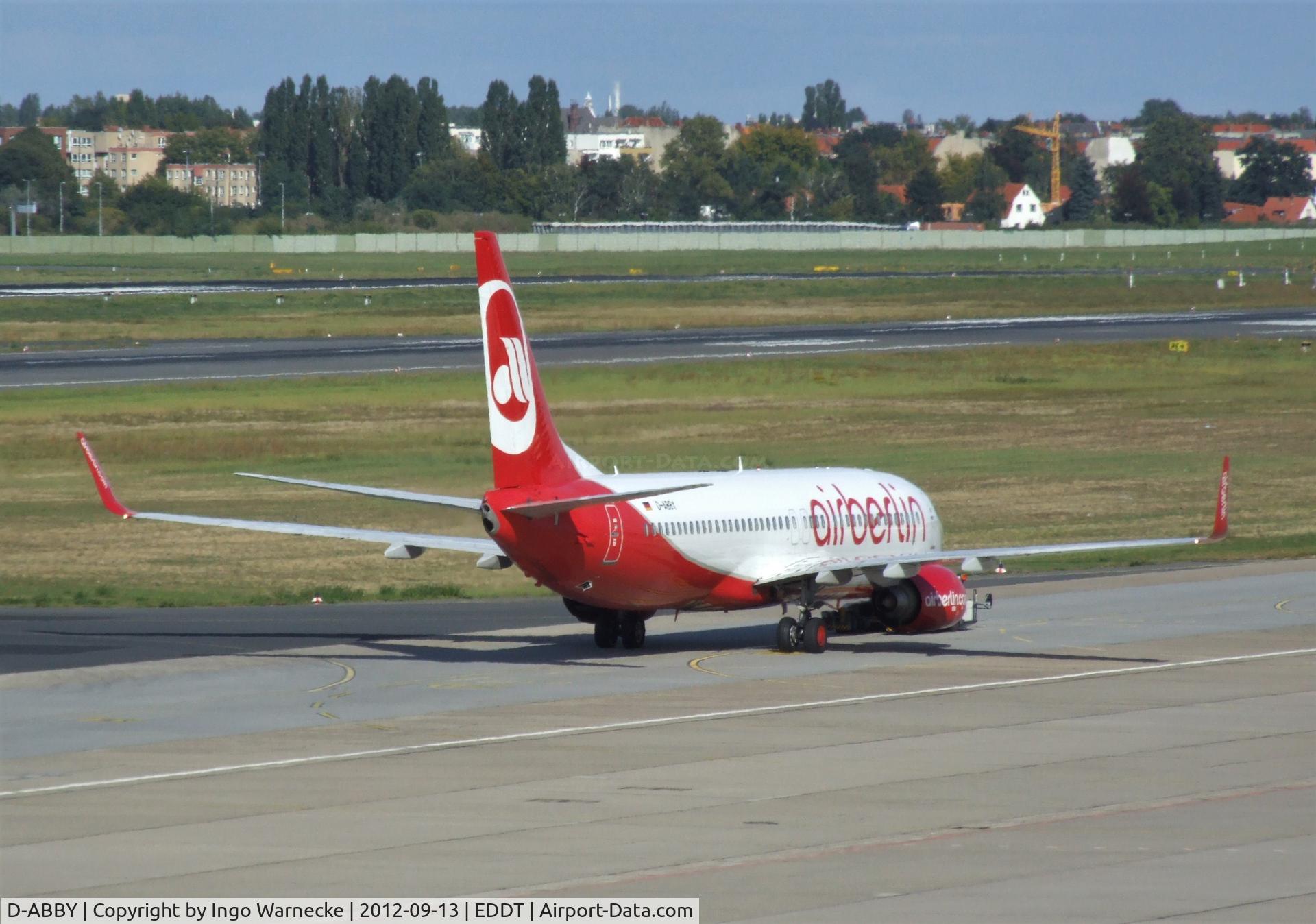 D-ABBY, 2007 Boeing 737-86J C/N 34970, Boeing 737-86J of airberlin at Berlin-Tegel airport