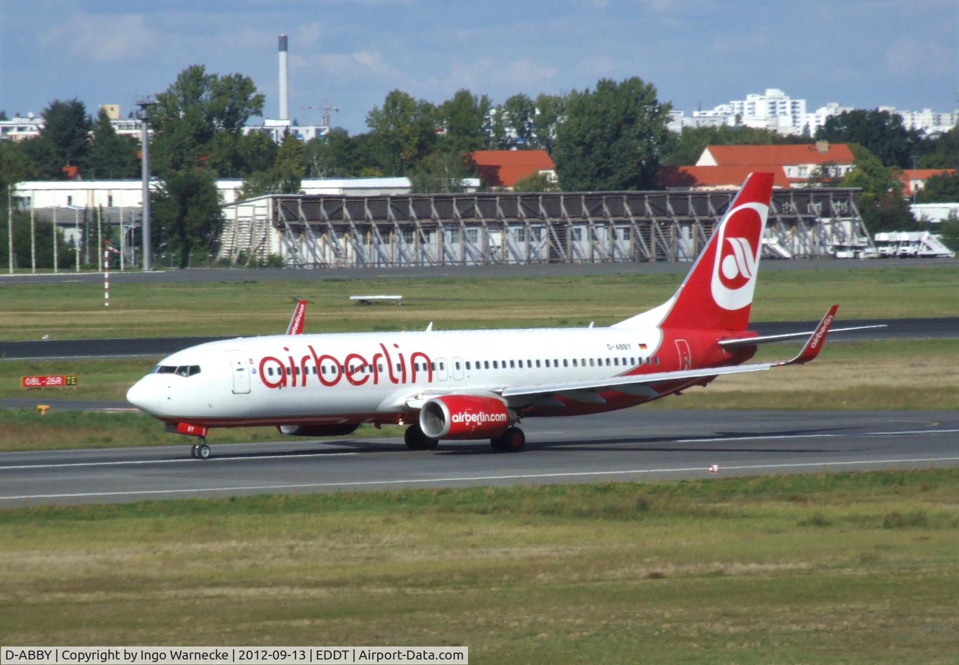 D-ABBY, 2007 Boeing 737-86J C/N 34970, Boeing 737-86J of airberlin at Berlin-Tegel airport