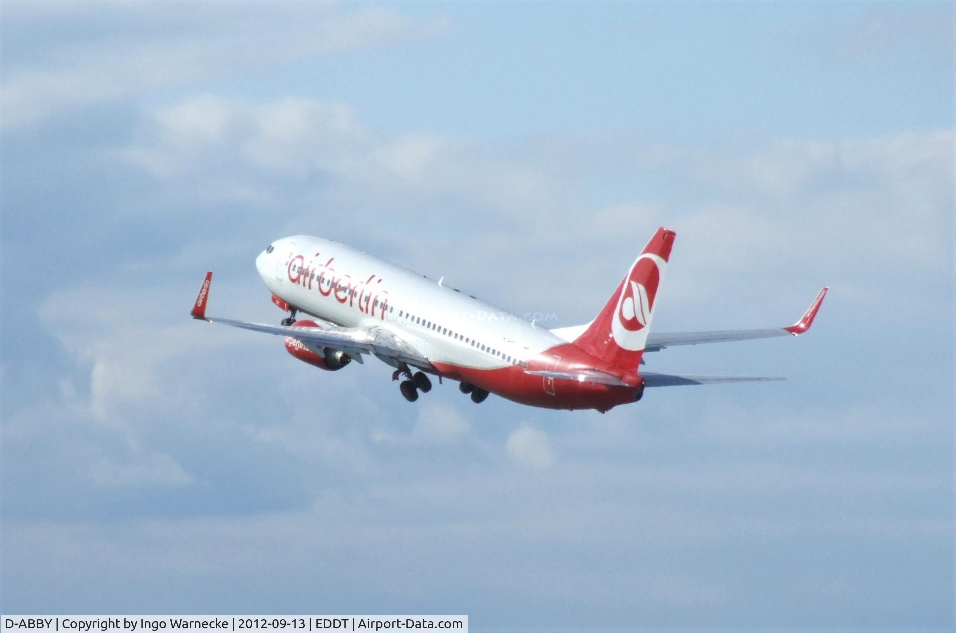 D-ABBY, 2007 Boeing 737-86J C/N 34970, Boeing 737-86J of airberlin at Berlin-Tegel airport