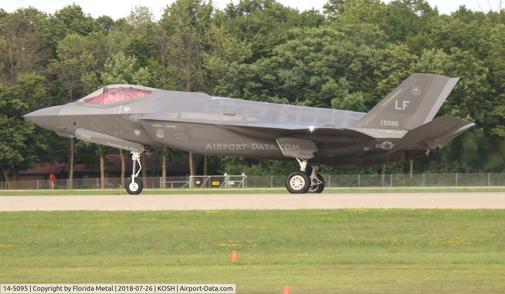 14-5095, 2014 Lockheed Martin F-35A Lightning II C/N AF-96, USAF F-35A