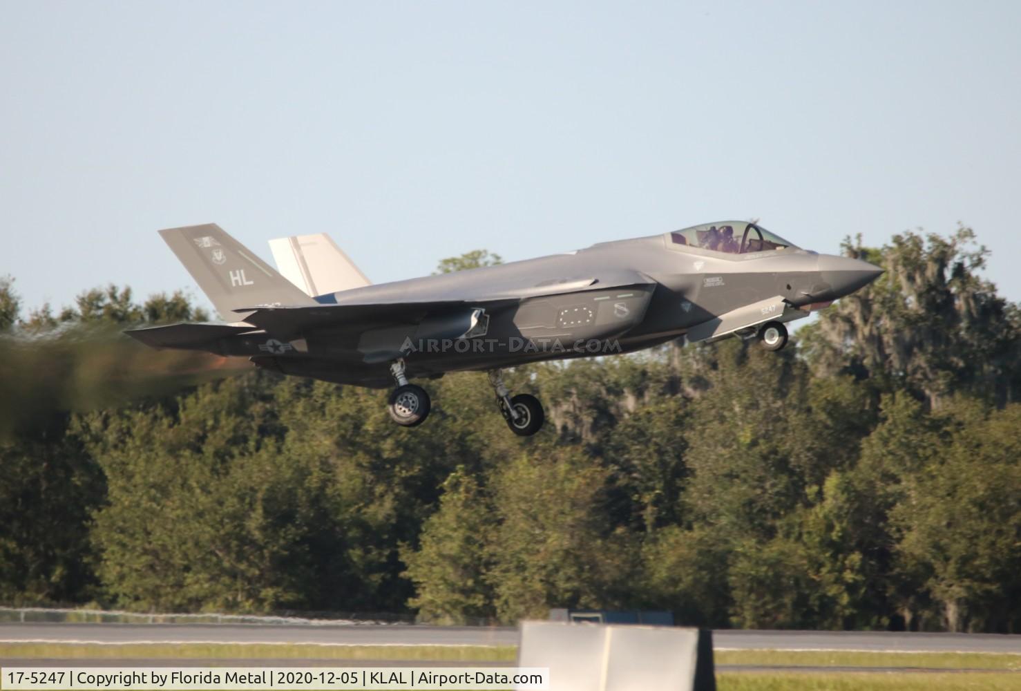17-5247, 2017 Lockheed Martin F-35A C/N AF-189, USAF F-35A