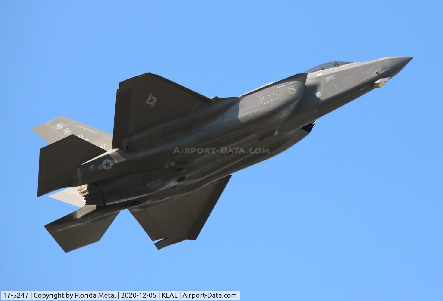 17-5247, 2017 Lockheed Martin F-35A C/N AF-189, USAF F-35A