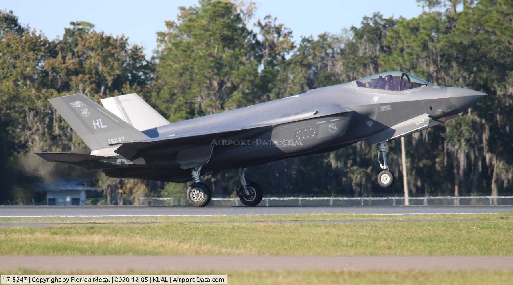 17-5247, 2017 Lockheed Martin F-35A C/N AF-189, USAF F-35A